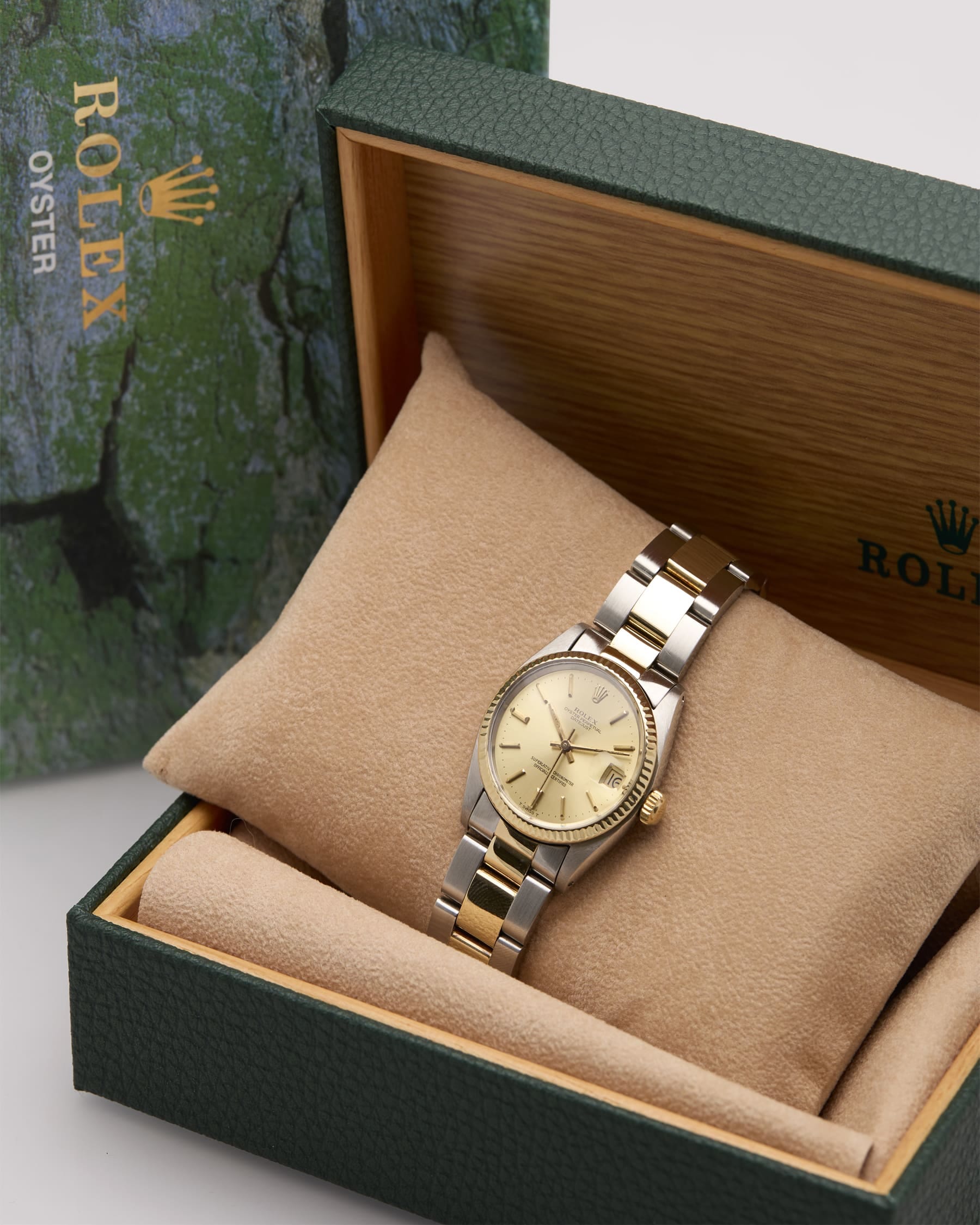 Rolex datejust 31mm medio steel gold ref 6827-7