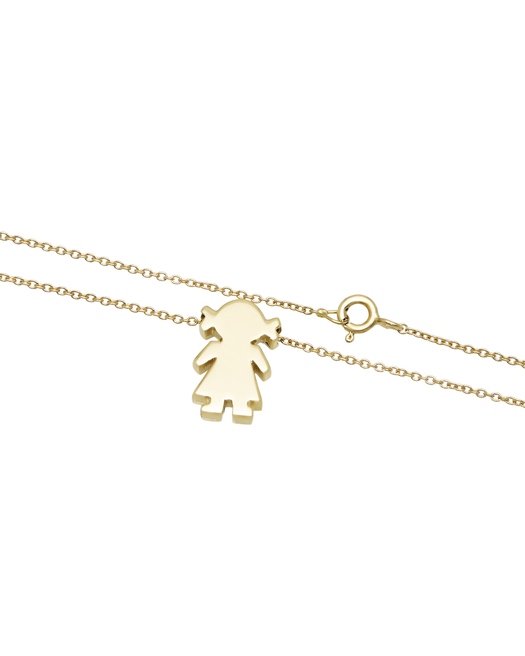 Collana con ciondolo bimba oro 18 kt-2