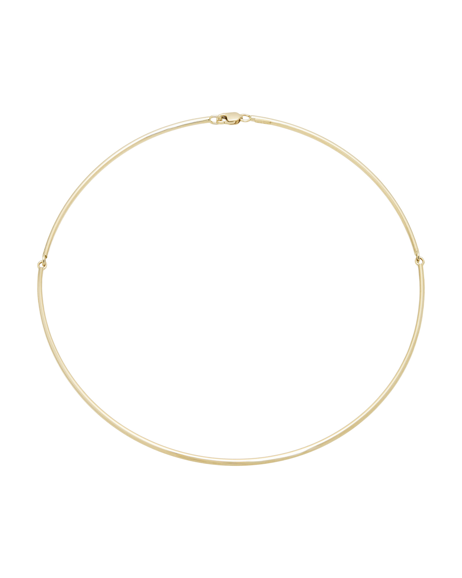 Girocollo filo d’oro rigido in oro giallo 18 kt-1