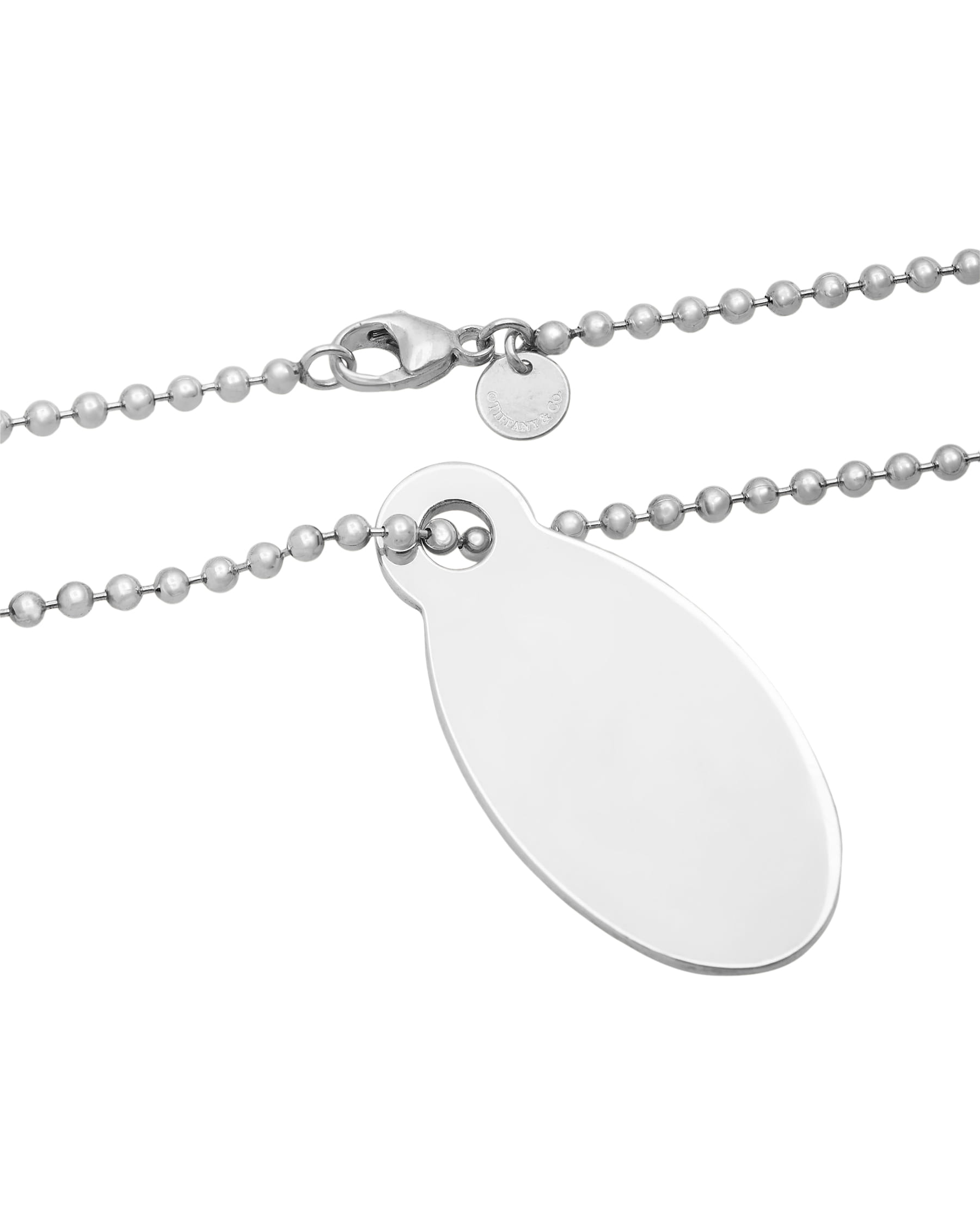 Collana return to tiffany con pendente ovale in argento-2