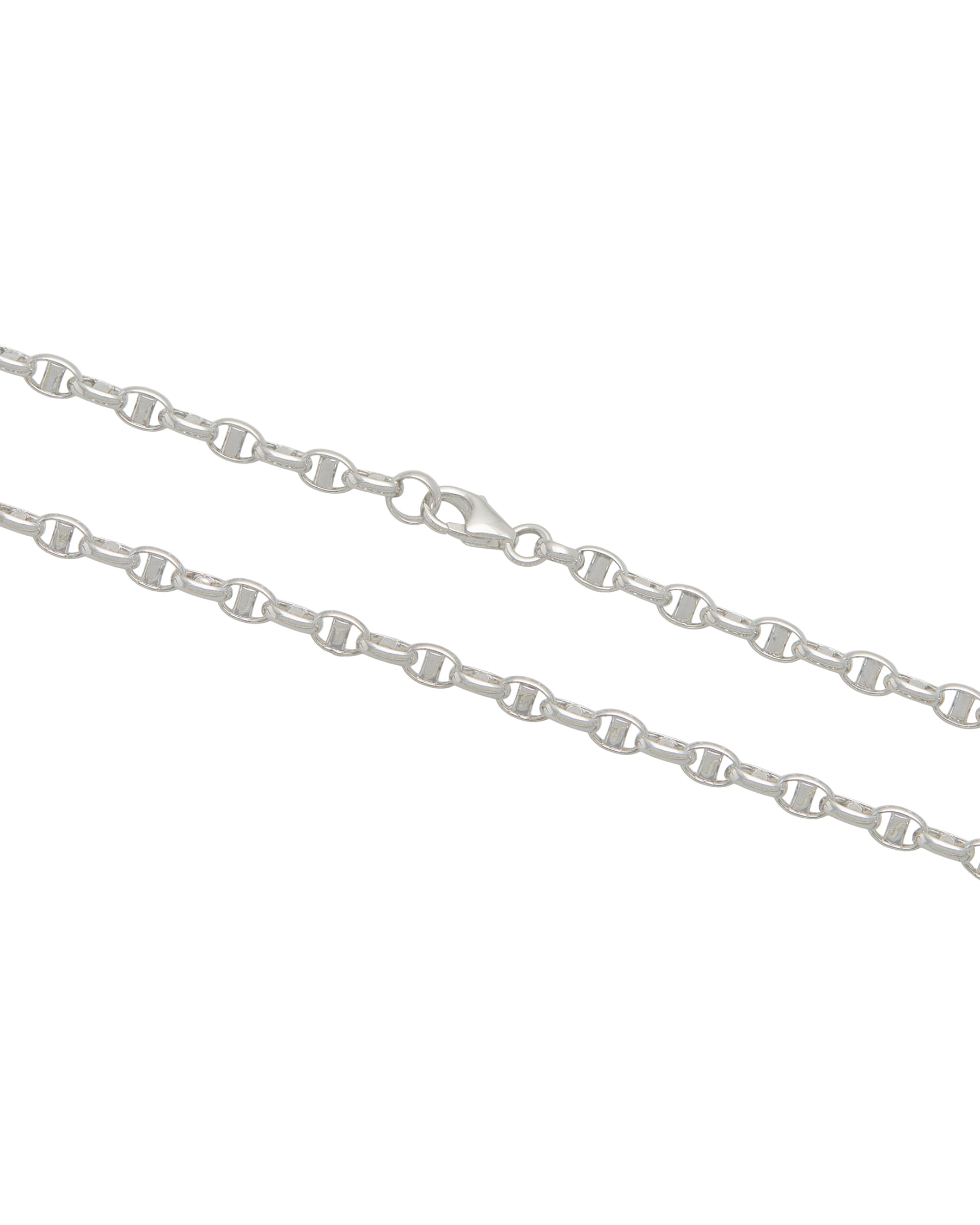 Collana maglia marinara in oro bianco 18 kt-2