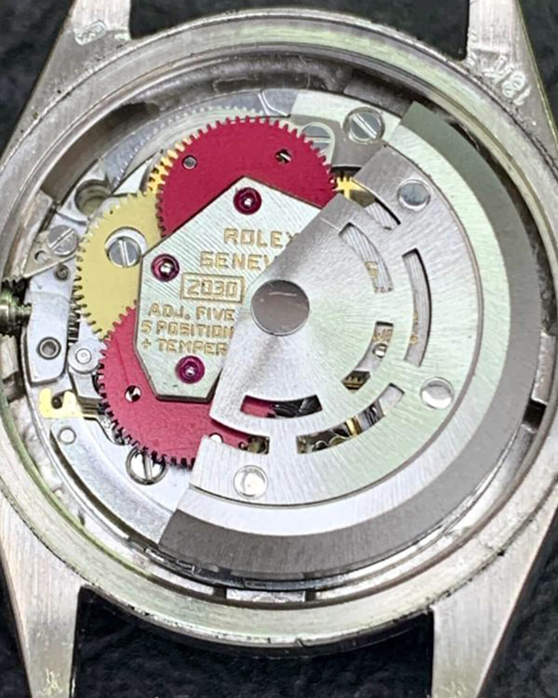 Rolex date lady president rare white gold corteccia 18kt ref 6927-7