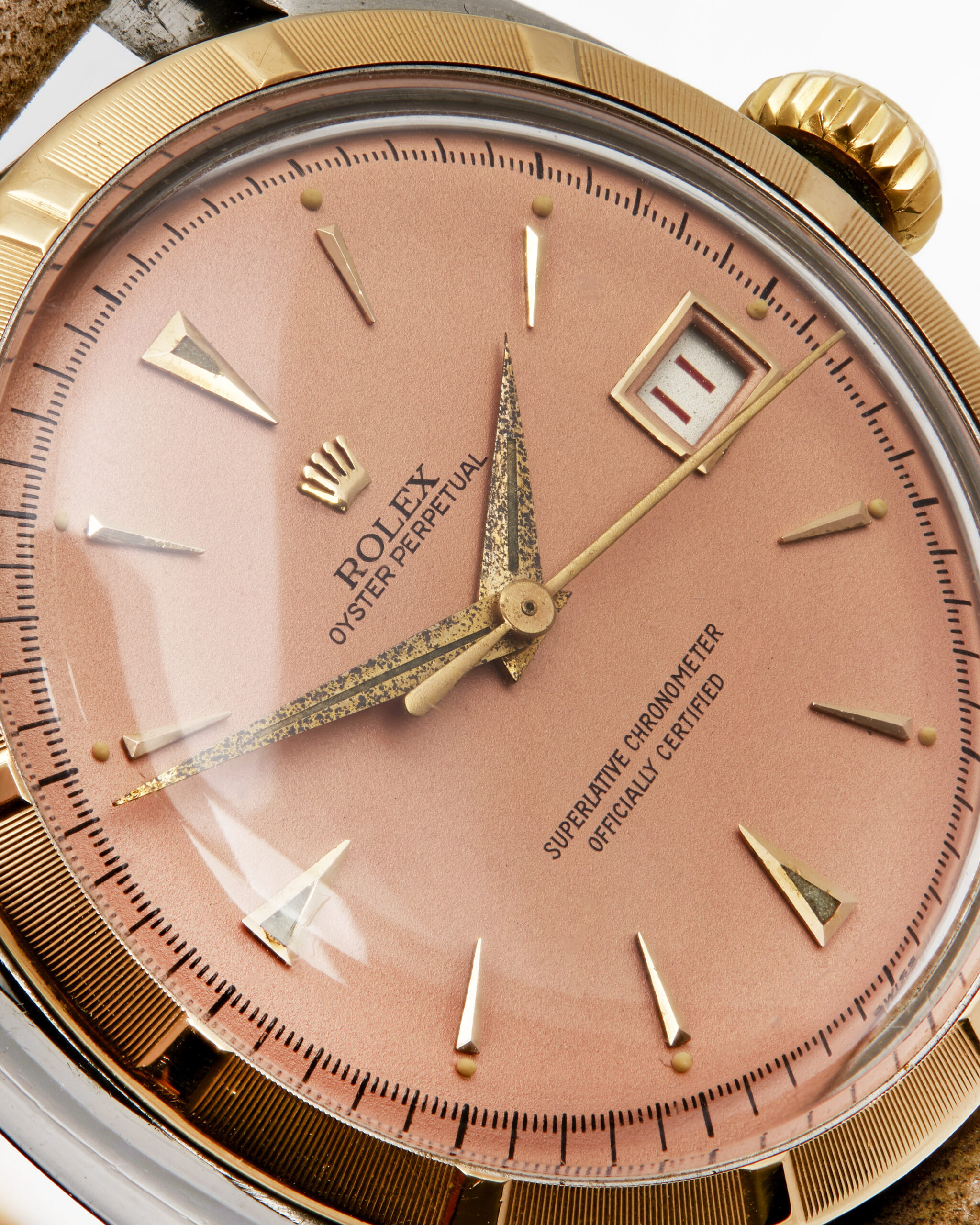 Rolex datejust 36 oyster perpetual bubbleback "ovettone" ref. 6075-2