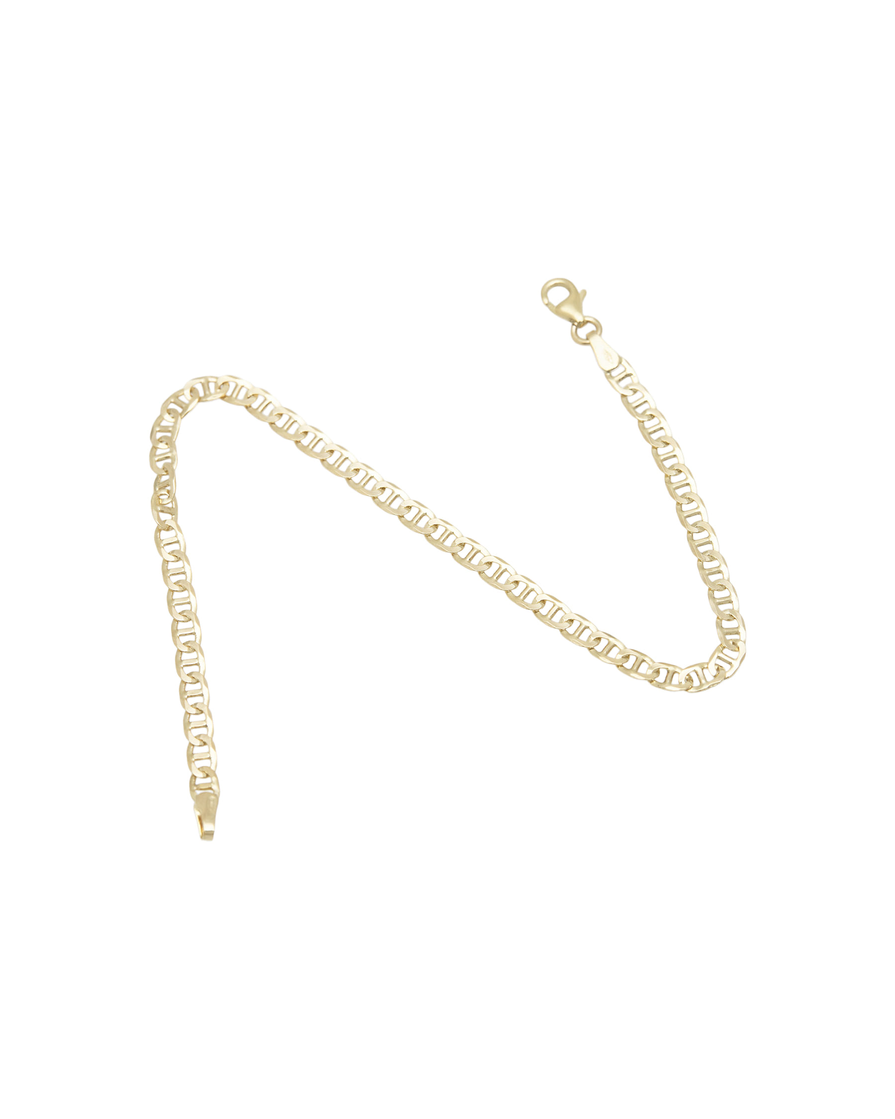 Bracciale maglia marina in oro giallo-2