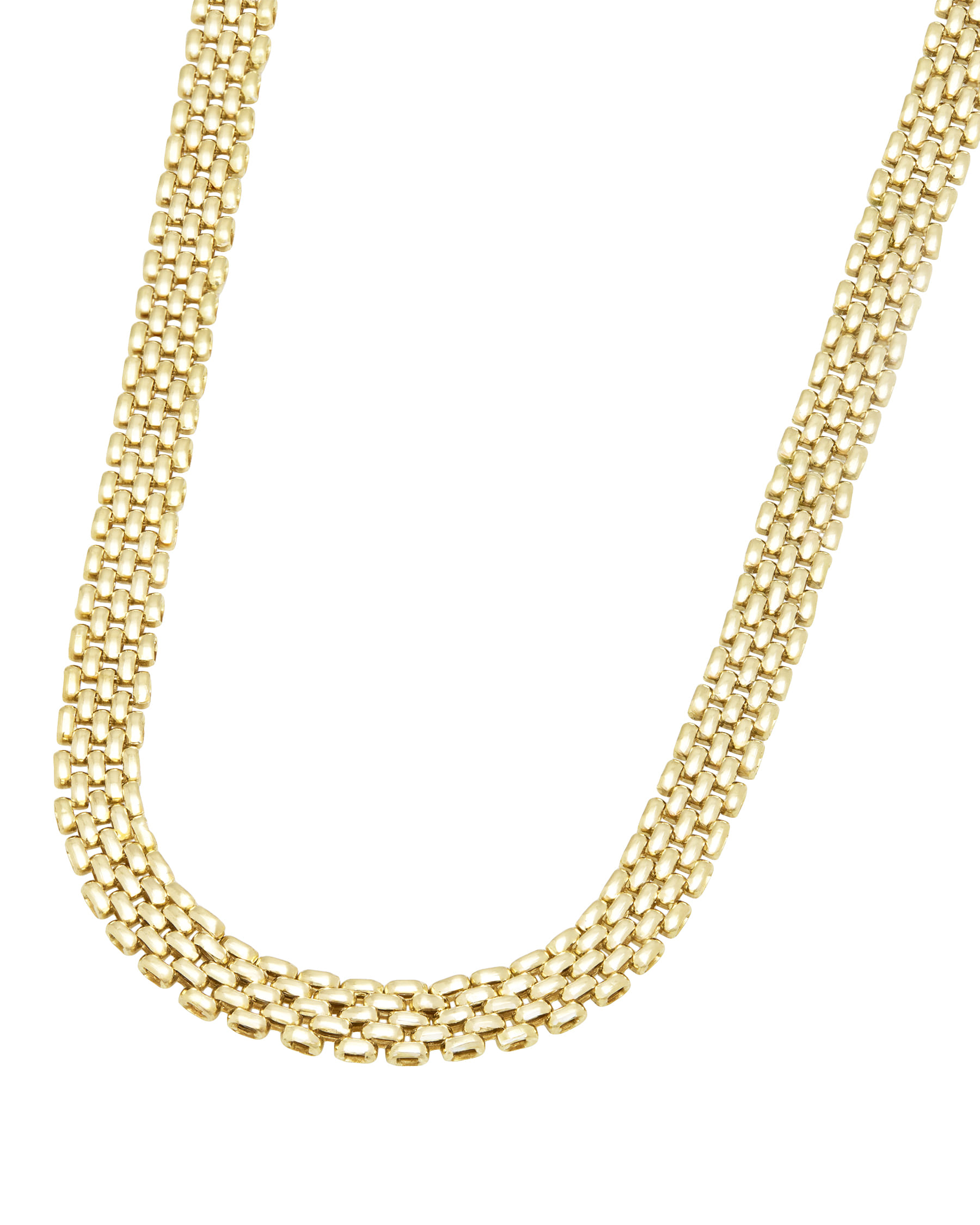 Girocollo maglia panther oro giallo 18 kt-1