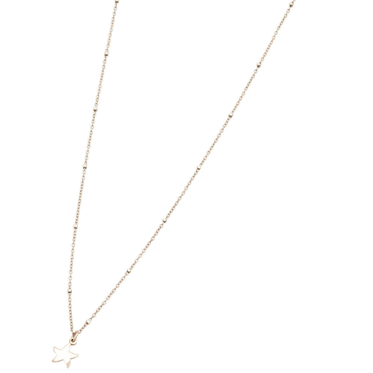 Collana dodo mini stellina in oro rosa 9 kt-1