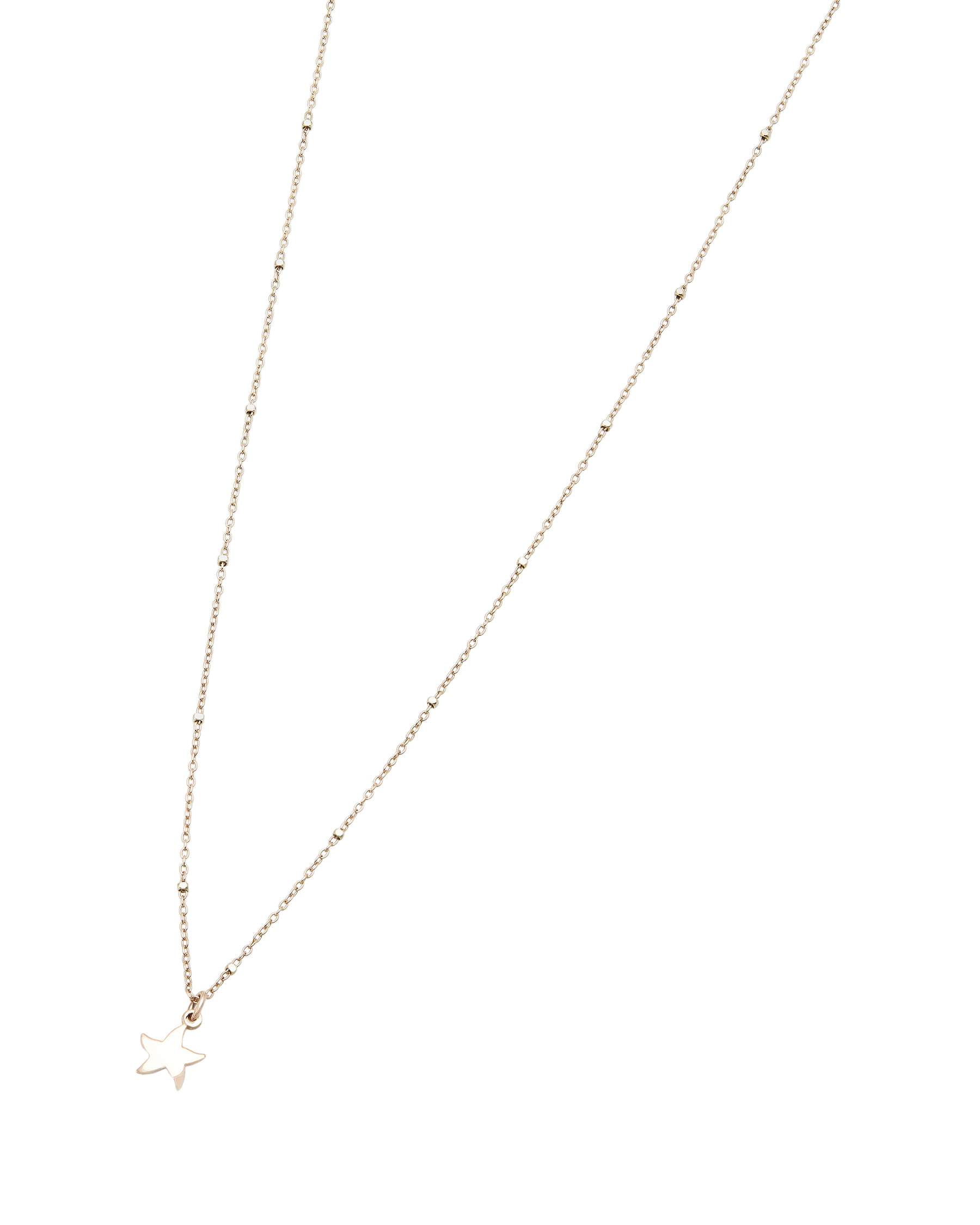Collana dodo mini stellina in oro rosa 9 kt-1