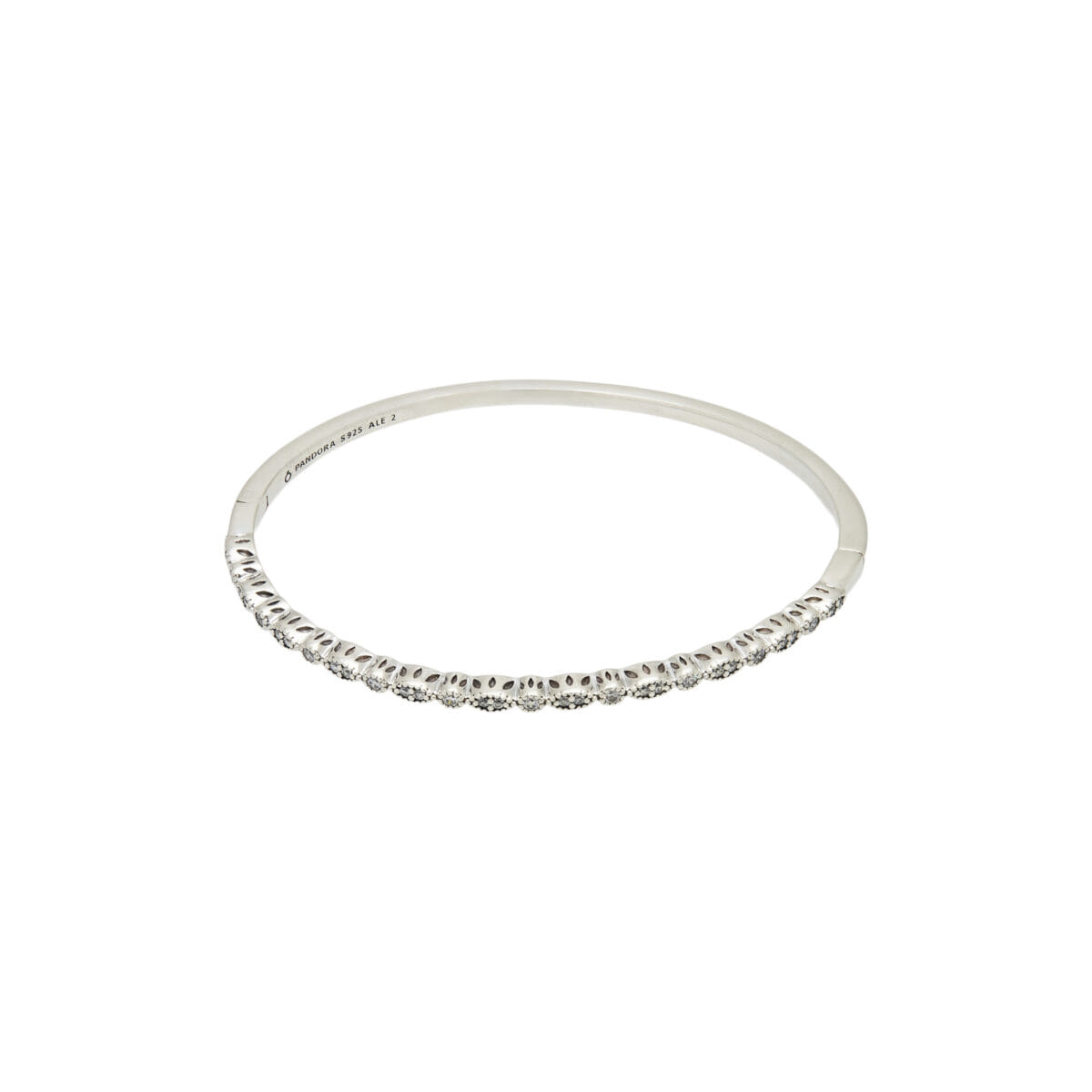 Bracciale rigido pandora in argento 925%-1