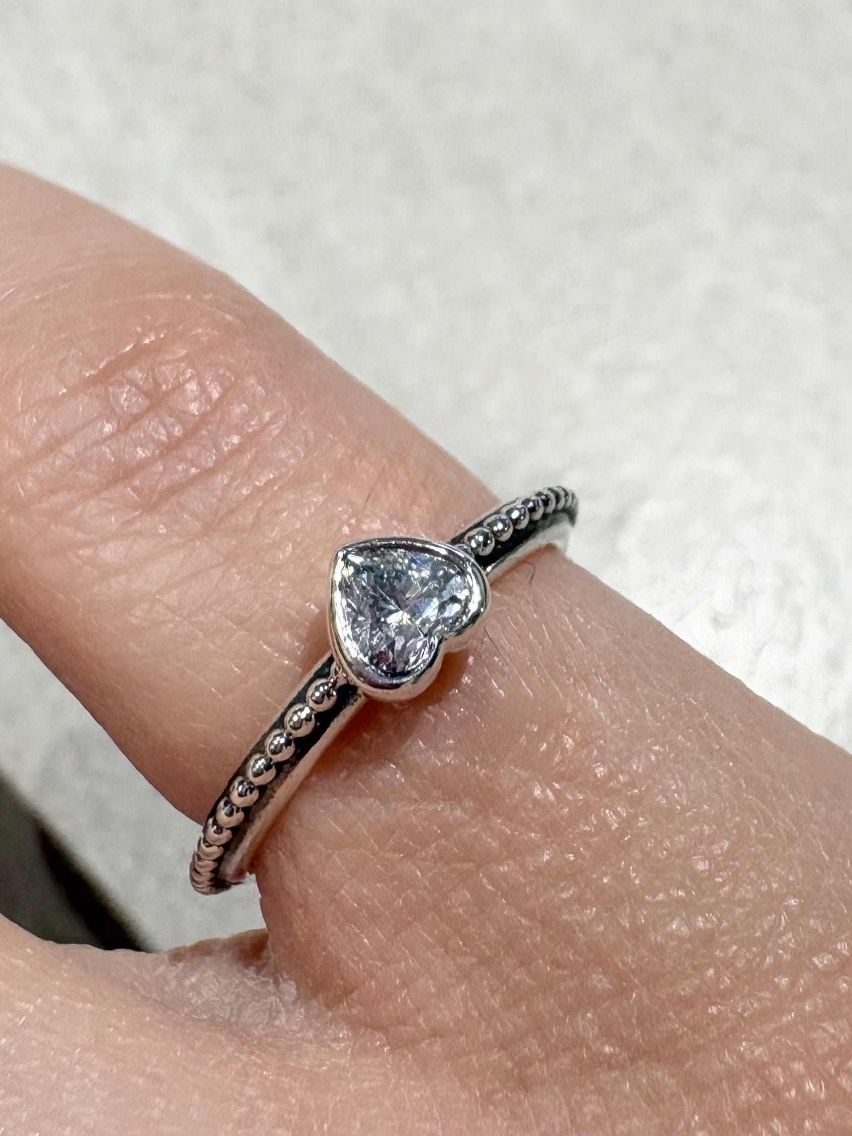 Anello pandora cuore in argento-4