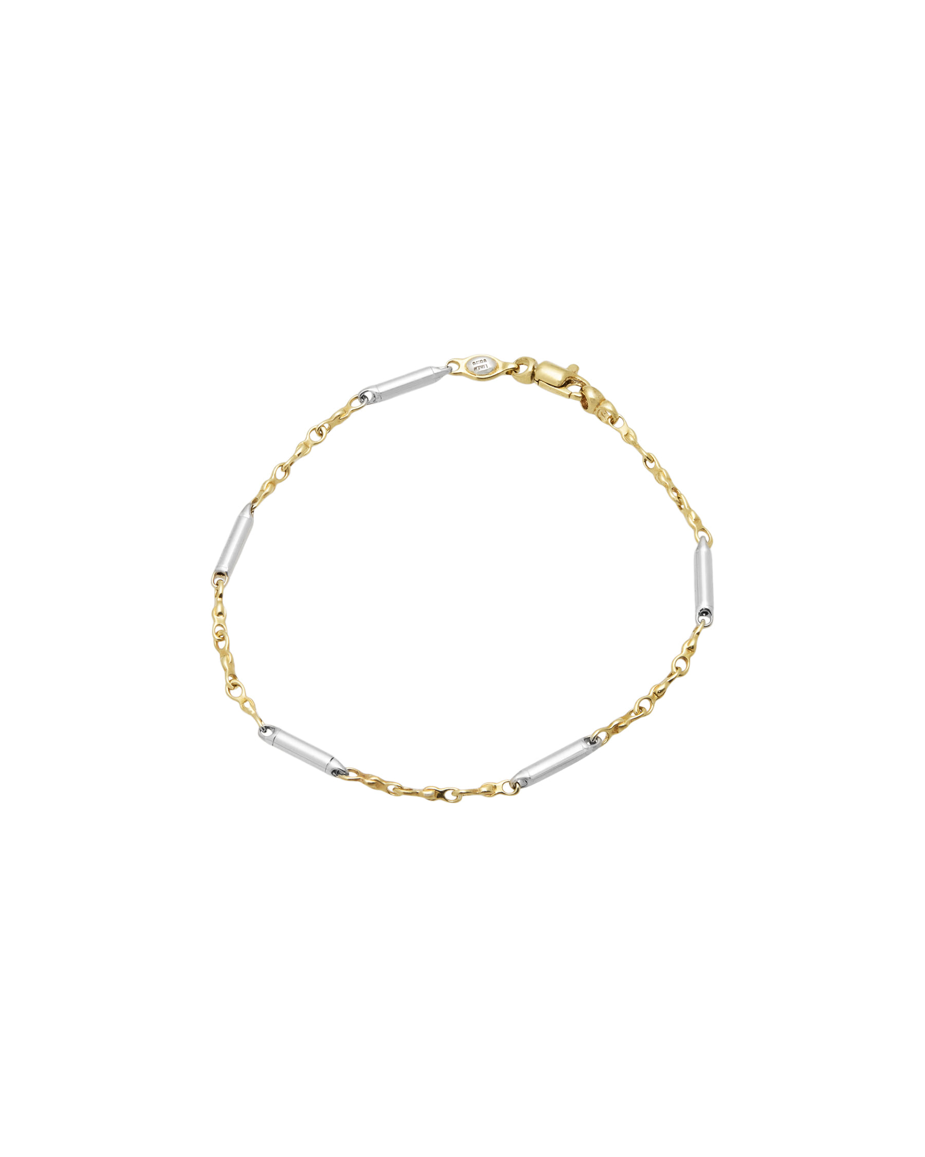 Bracciale in oro bianco e giallo-1