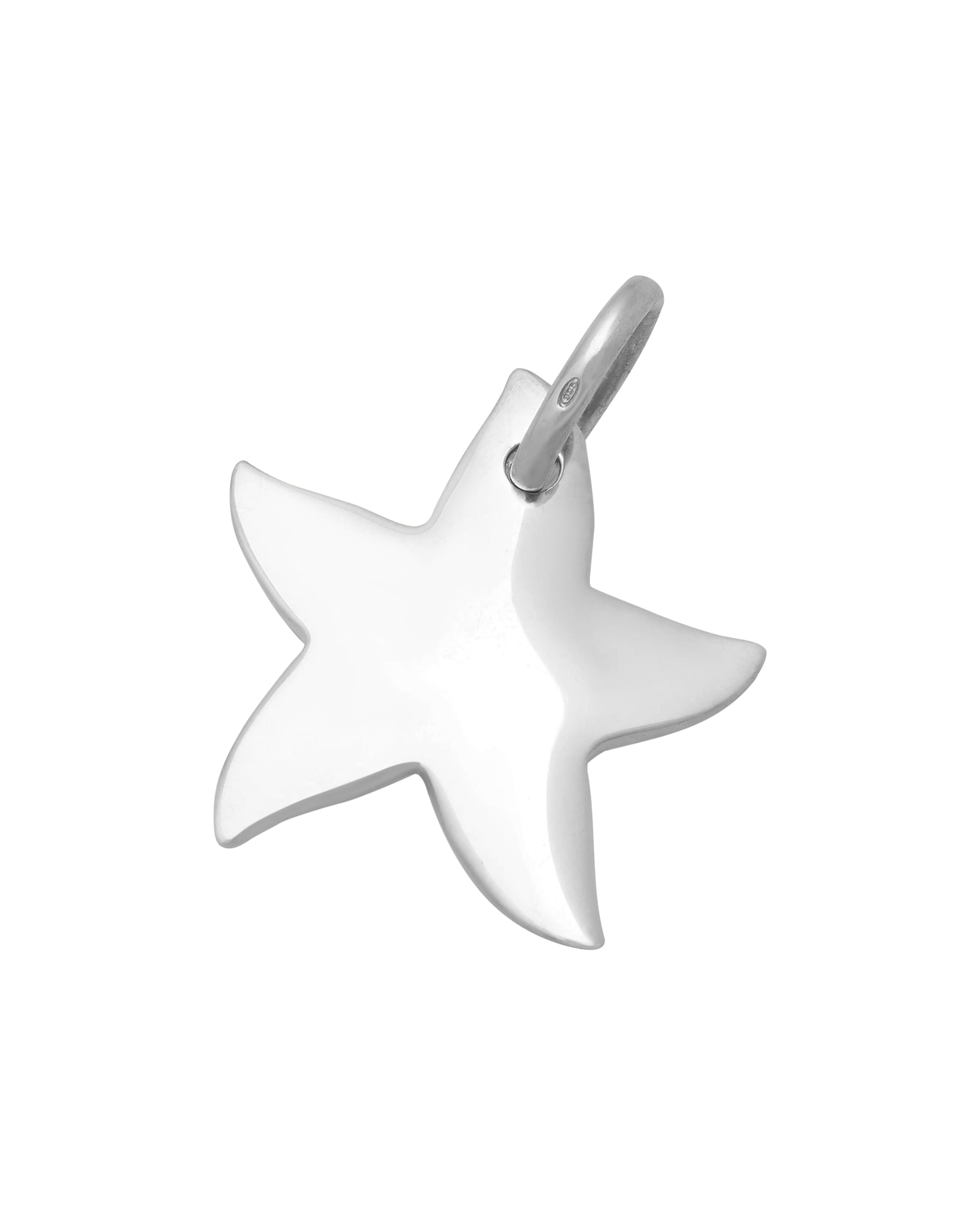 Ciondolo dodo stella marina grande in argento 925%-1