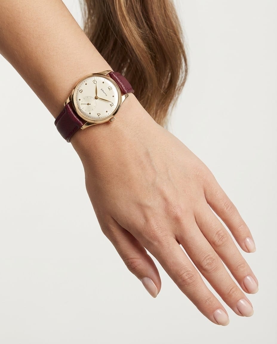 Zenith classic vintage rose gold 34 mm cal 126-6-9