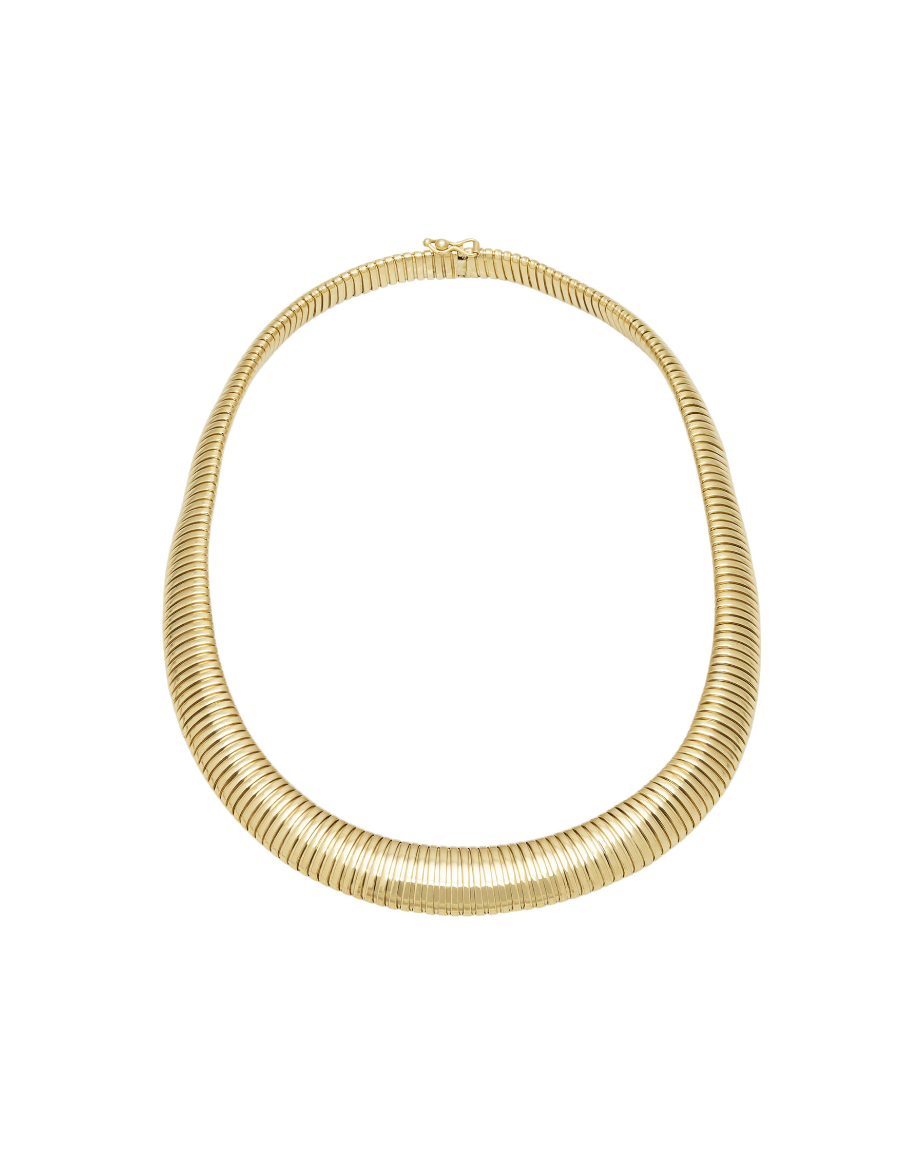 Girocollo maglia tubogas in oro giallo-1