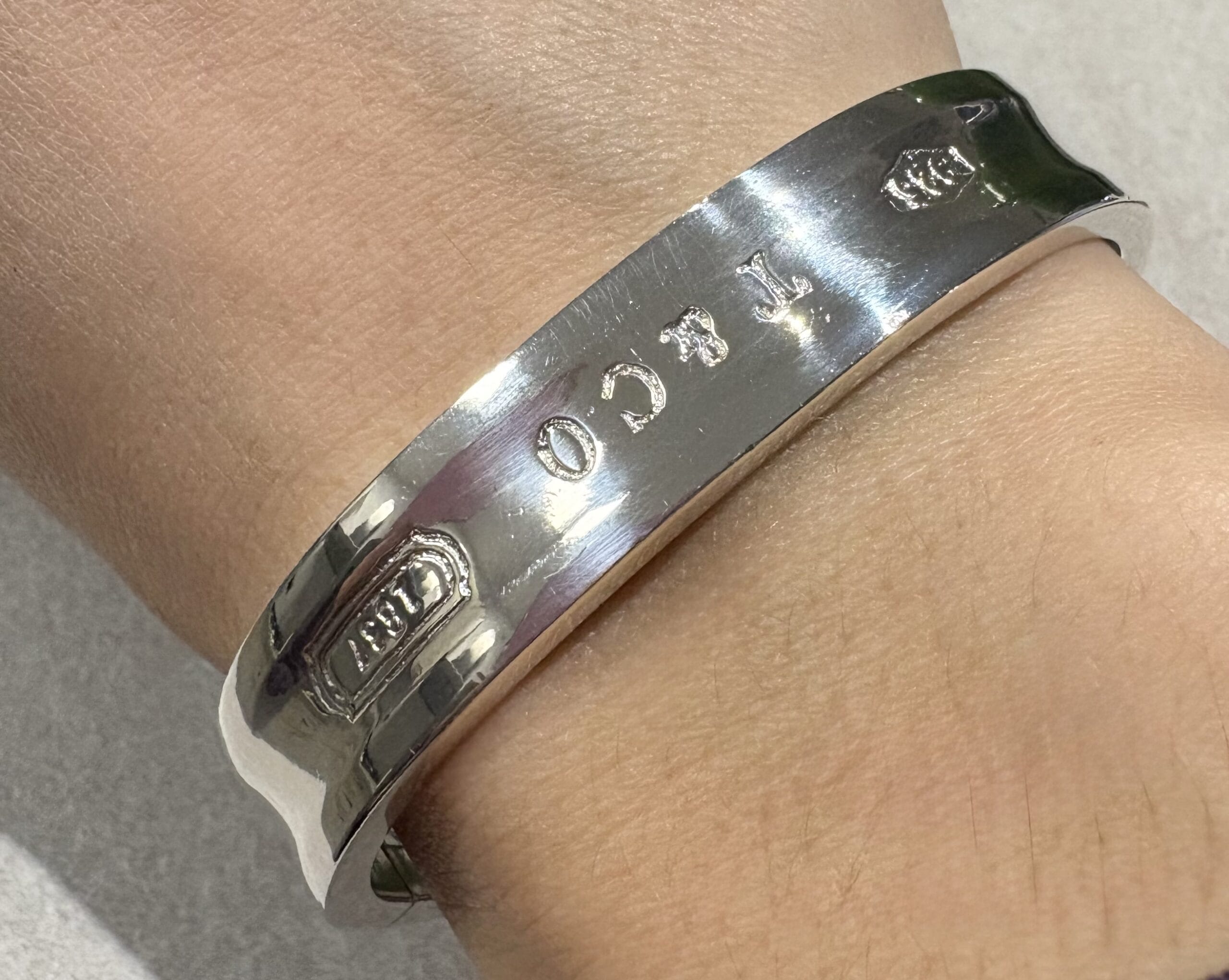 Bracciale rigido tiffany 1837 in argento-3