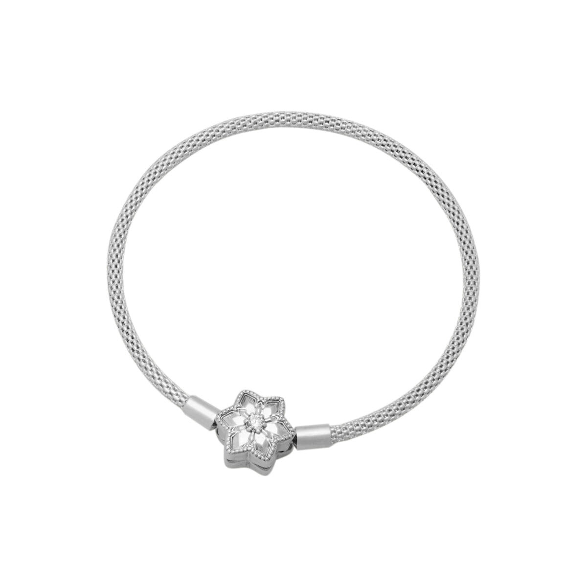 Bracciale pandora sterling silver shine bright moments mesh-1