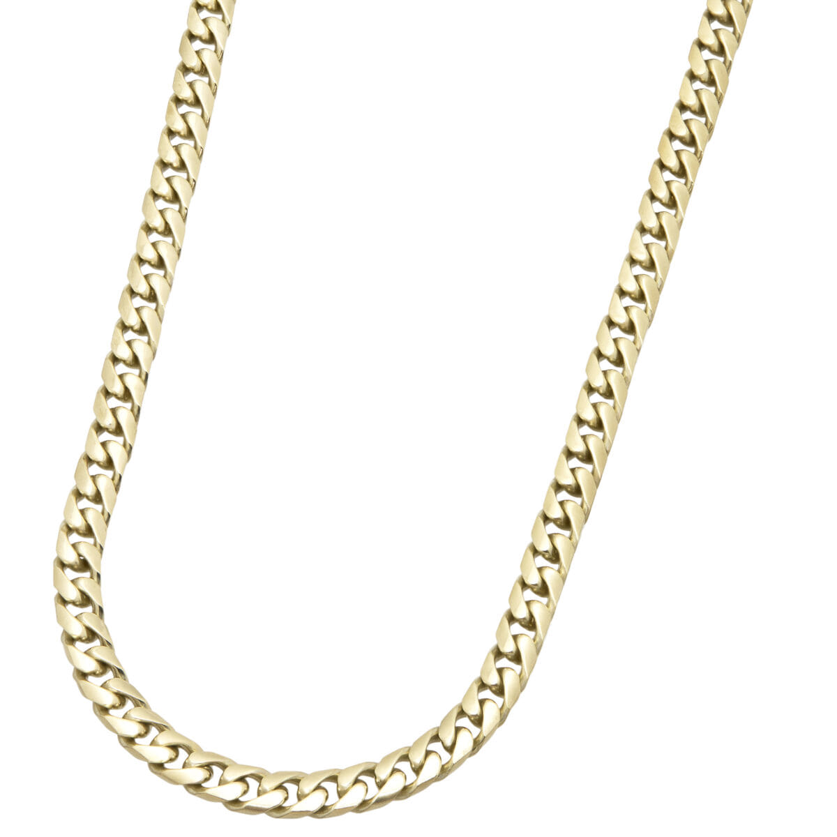 Collana maglia groumette in oro giallo 18 kt-1