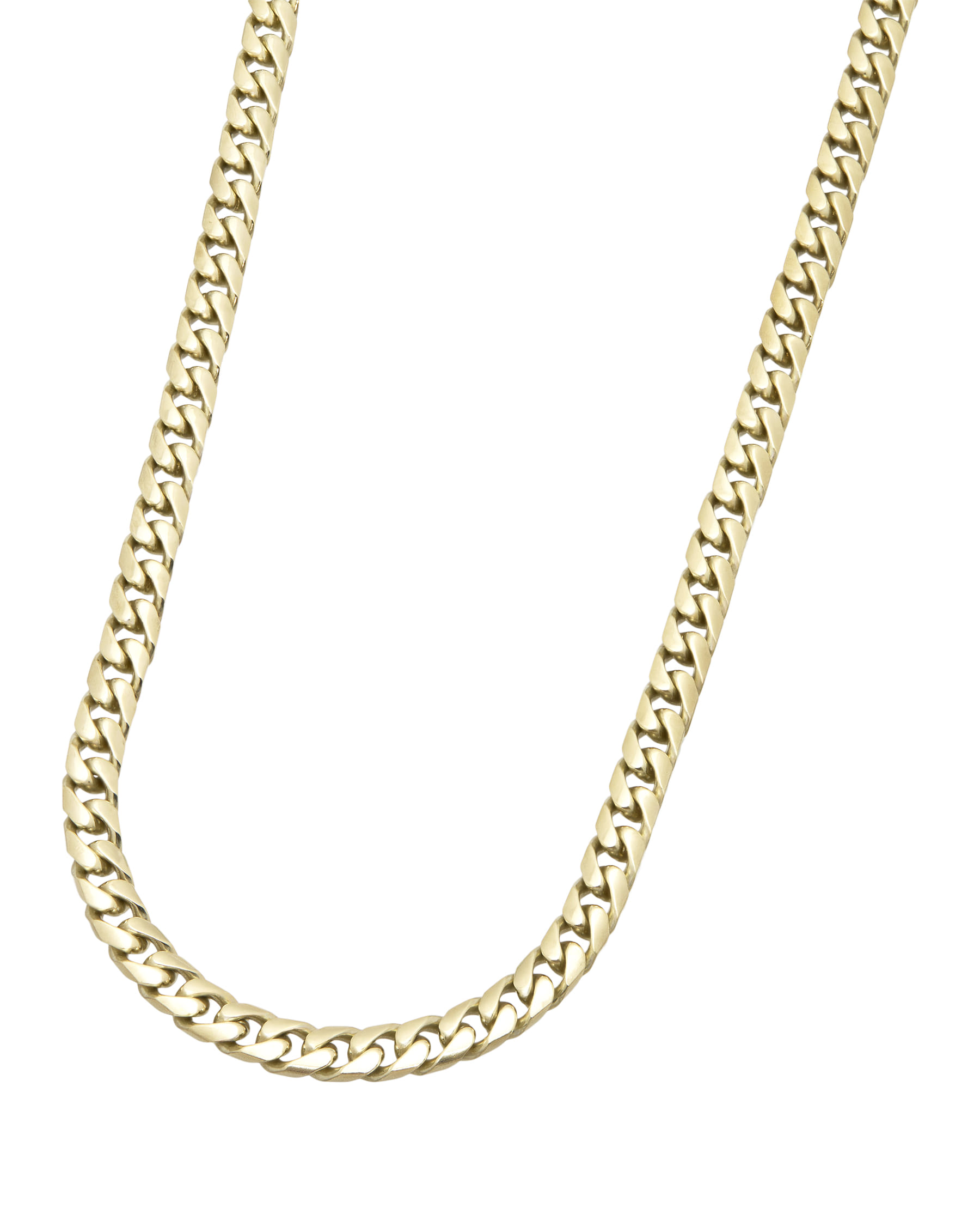 Collana maglia groumette in oro giallo 18 kt-1