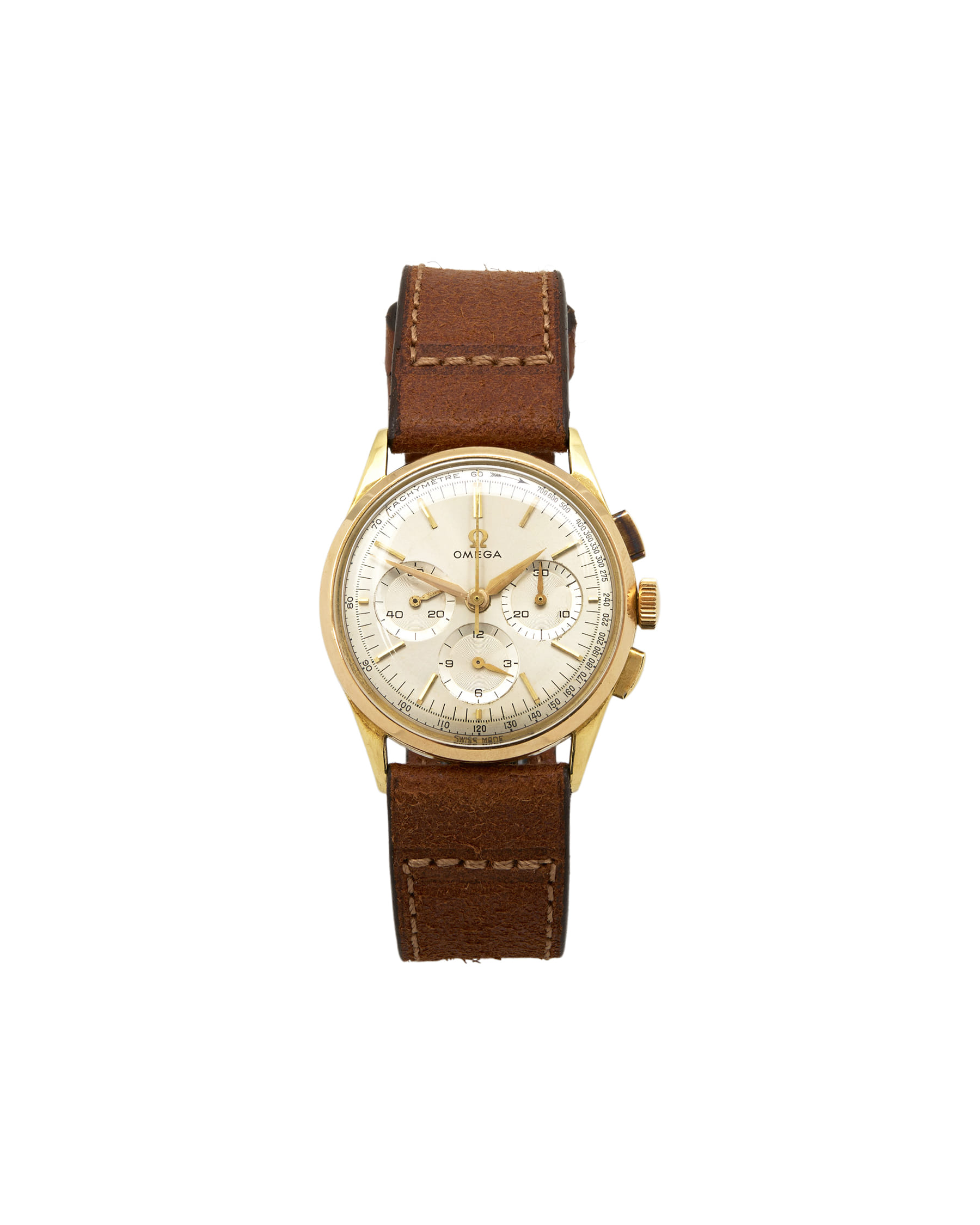 Omega classic chronograph cal. 321 oro 18kt-1