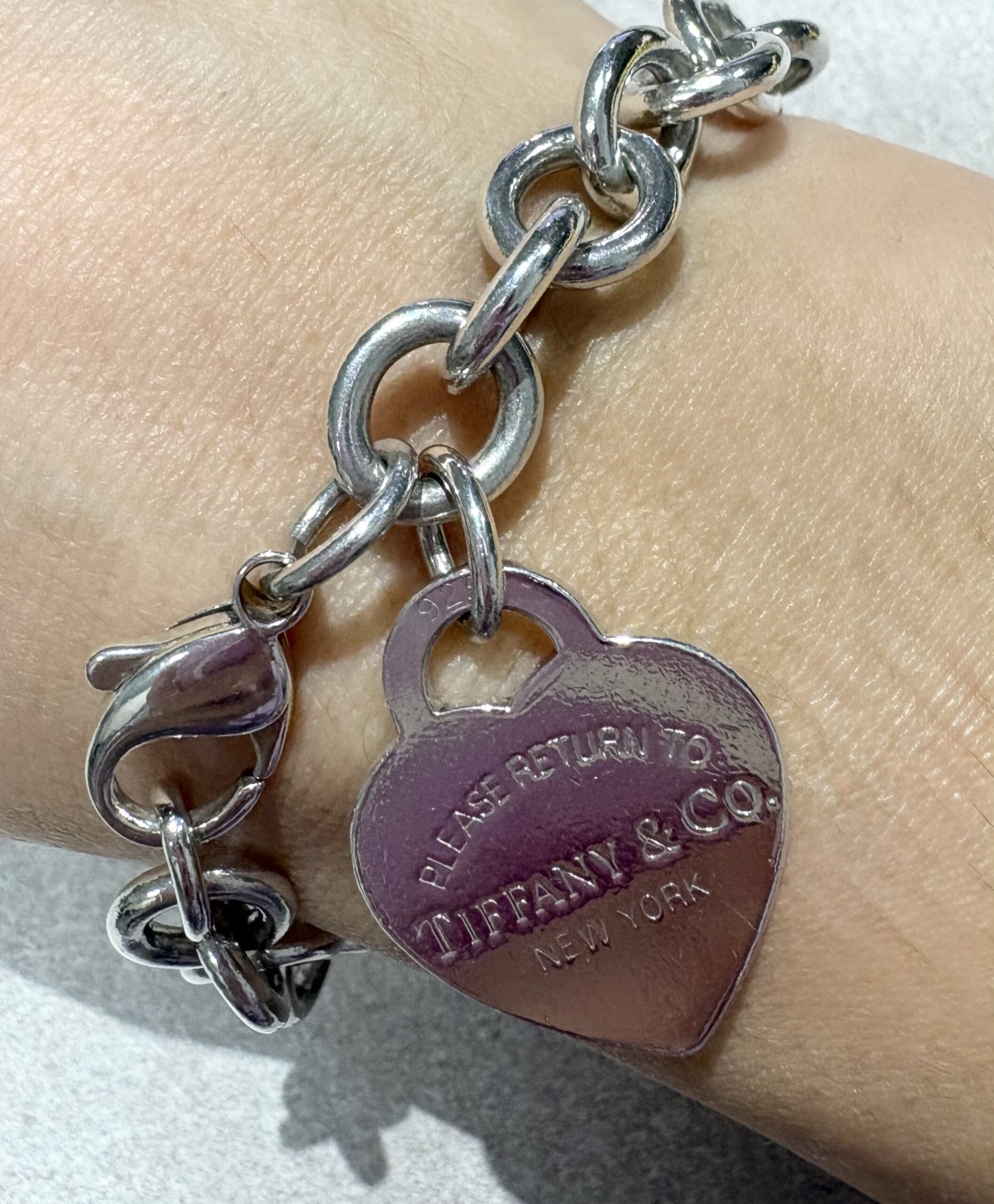 Bracciale return to tiffany con ciondolo cuore in argento-3