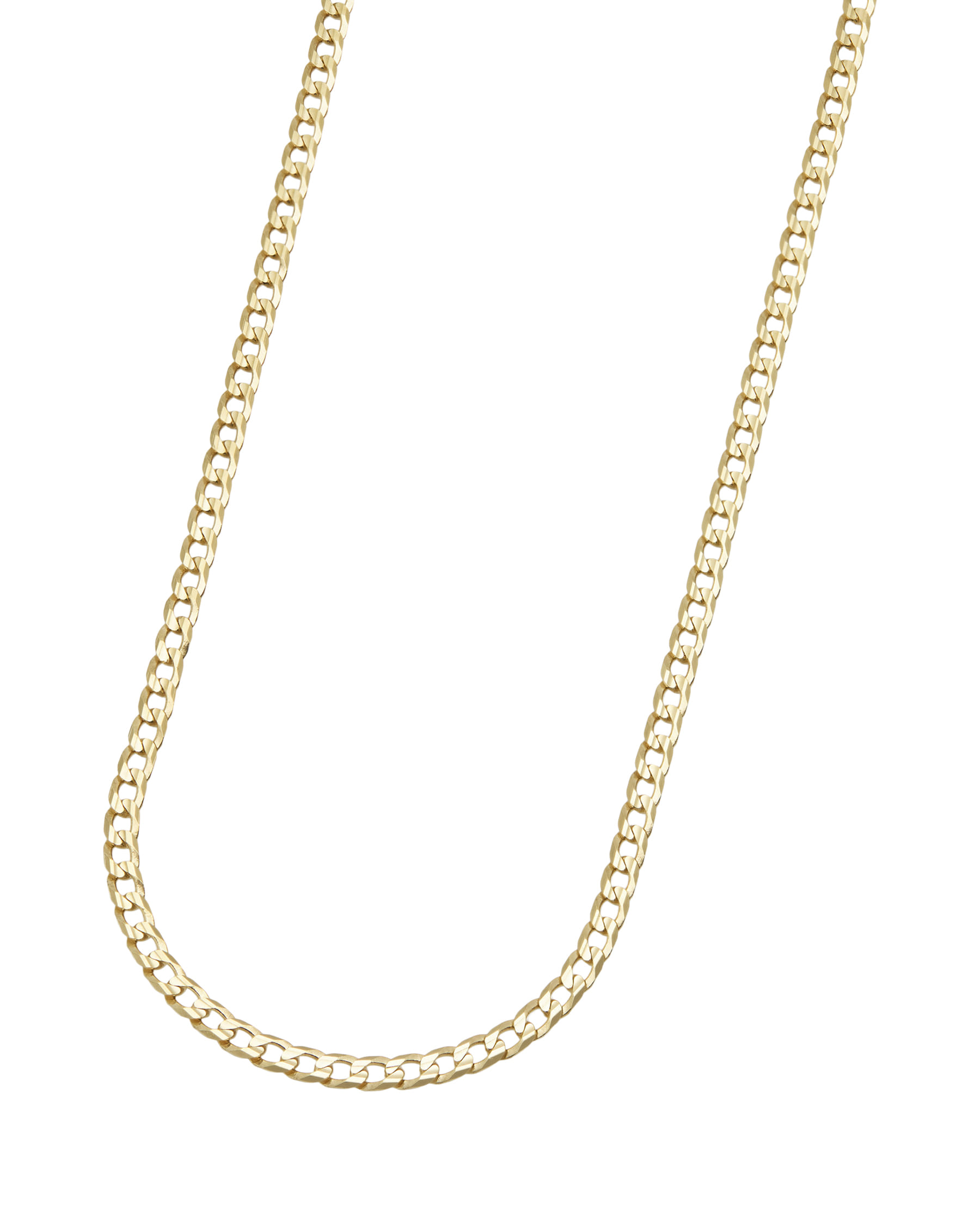 Collana maglia groumette media in oro giallo-1