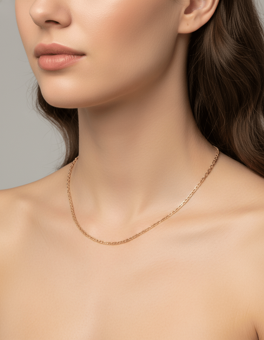 Collana maglia marina in oro giallo 18 kt-3