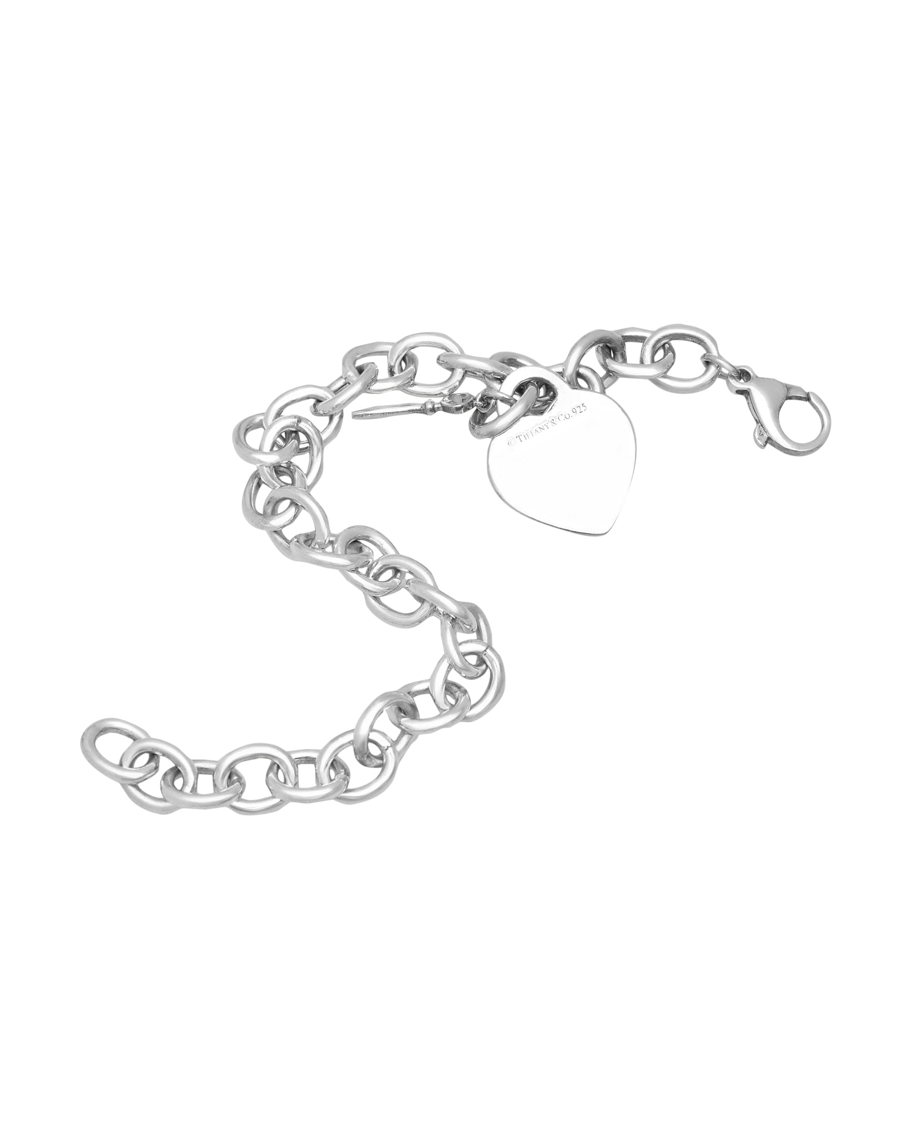 Bracciale return to tiffany con ciondolo chiave heart tag in argento-2