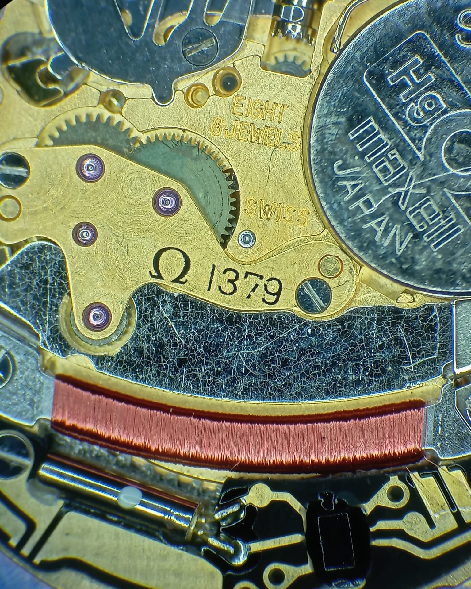 Omega de ville oro 18 kt mm ref 1962379-8