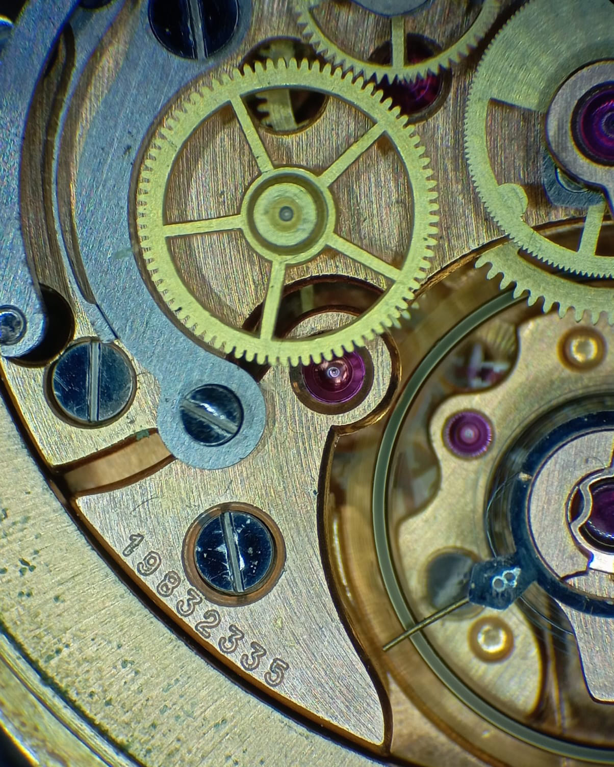 Omega classic chronograph cal. 321 oro 18kt-8