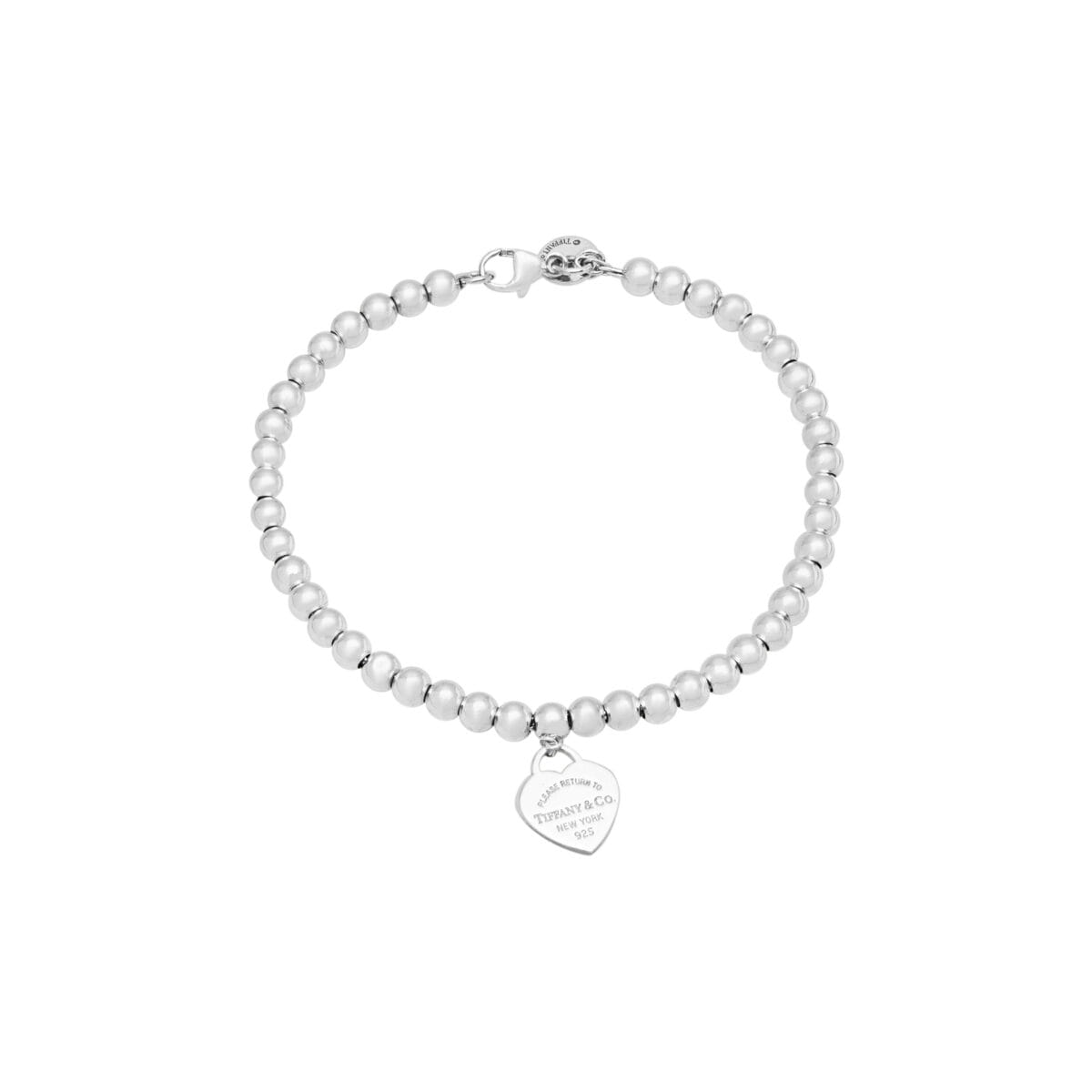 Bracciale tiffany con ciondolo cuore in argento-1