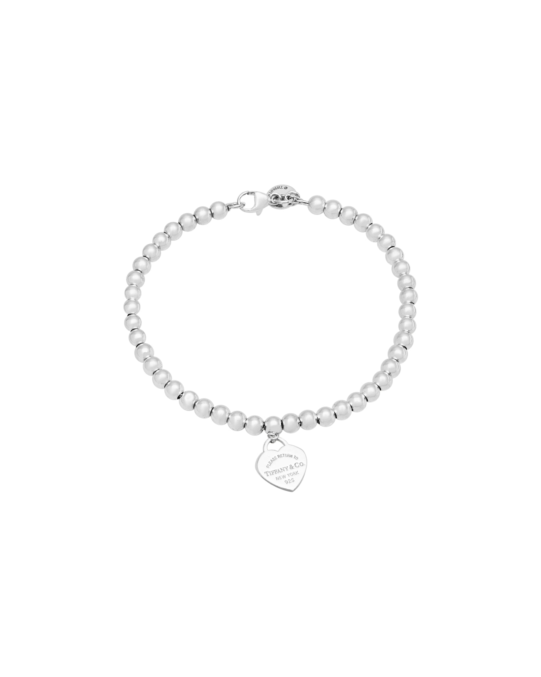 Bracciale tiffany con ciondolo cuore in argento-1
