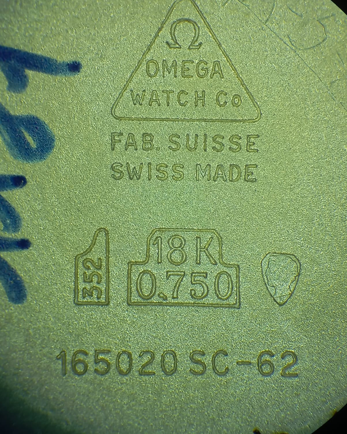 Omega seamaster de ville automatic 34 mm oro 18kt-8