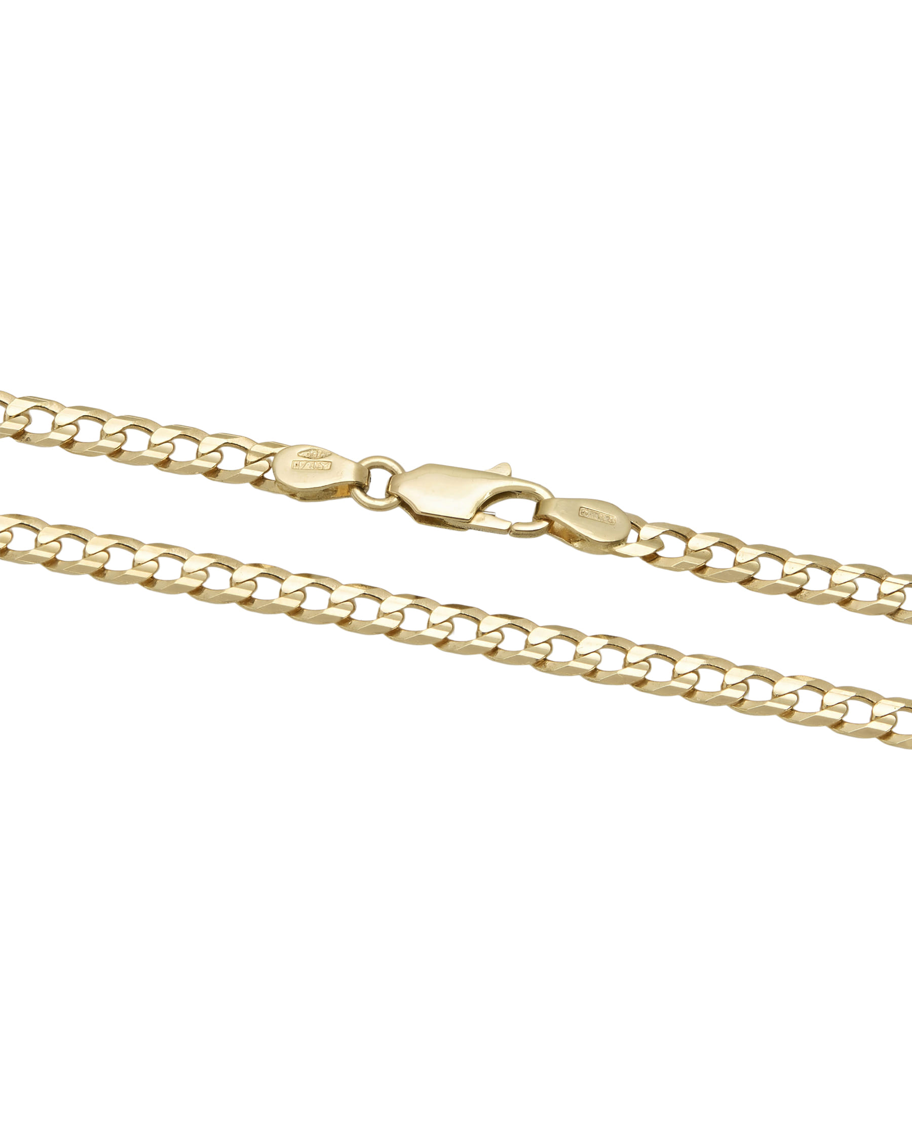 Collana maglia groumette media in oro giallo-2