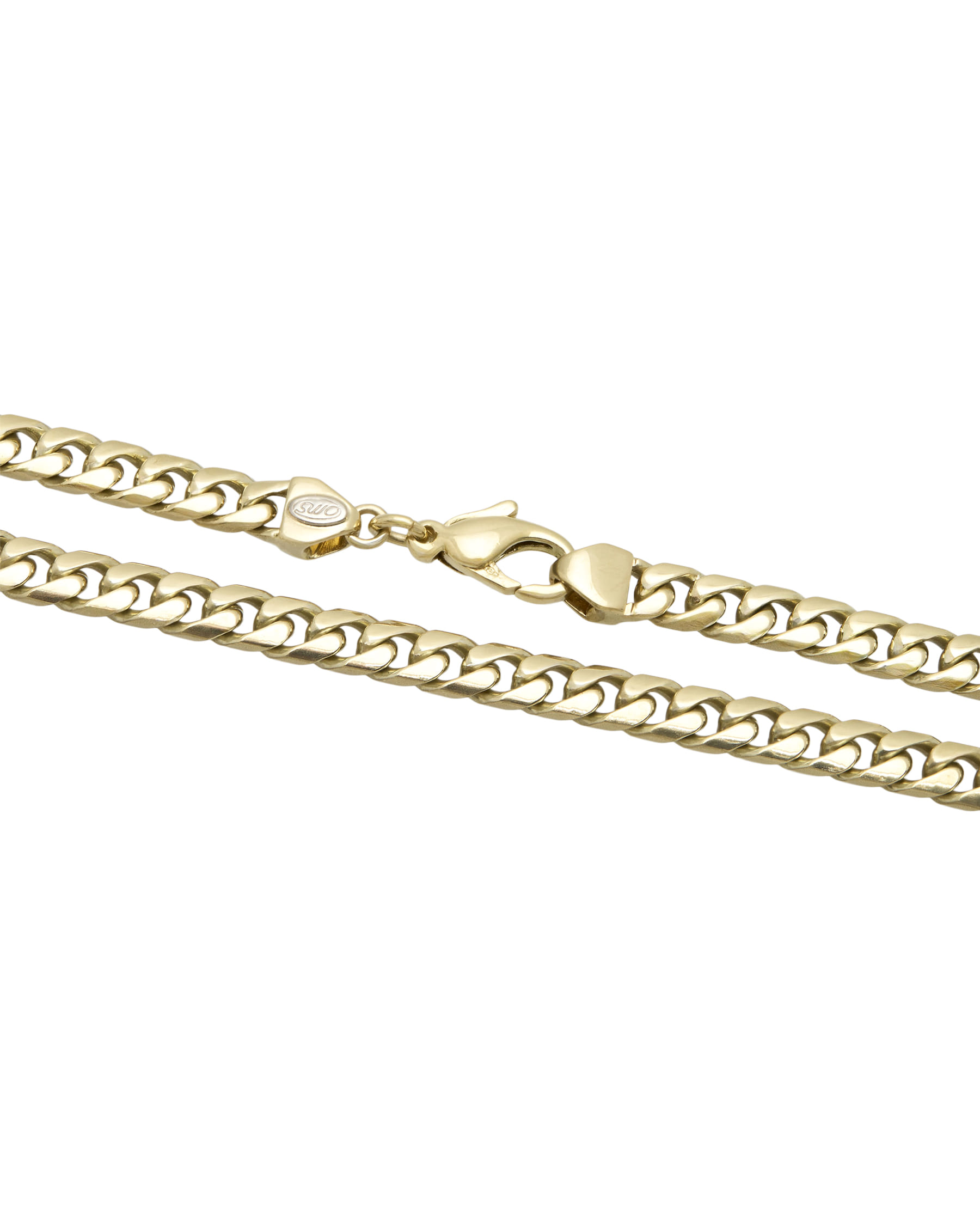 Collana maglia groumette in oro giallo 18 kt-2