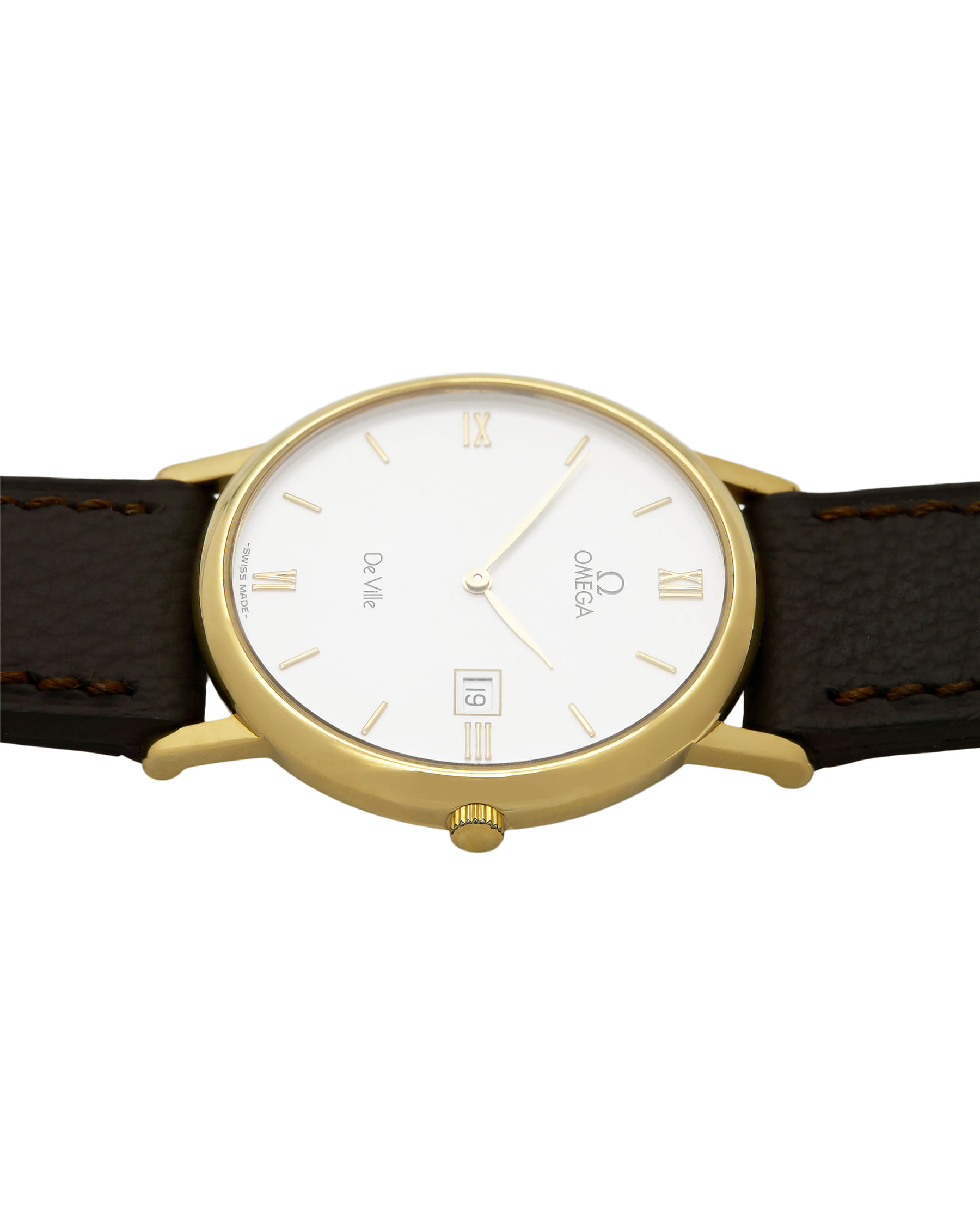 Omega de ville oro 18 kt mm ref 1962379-4