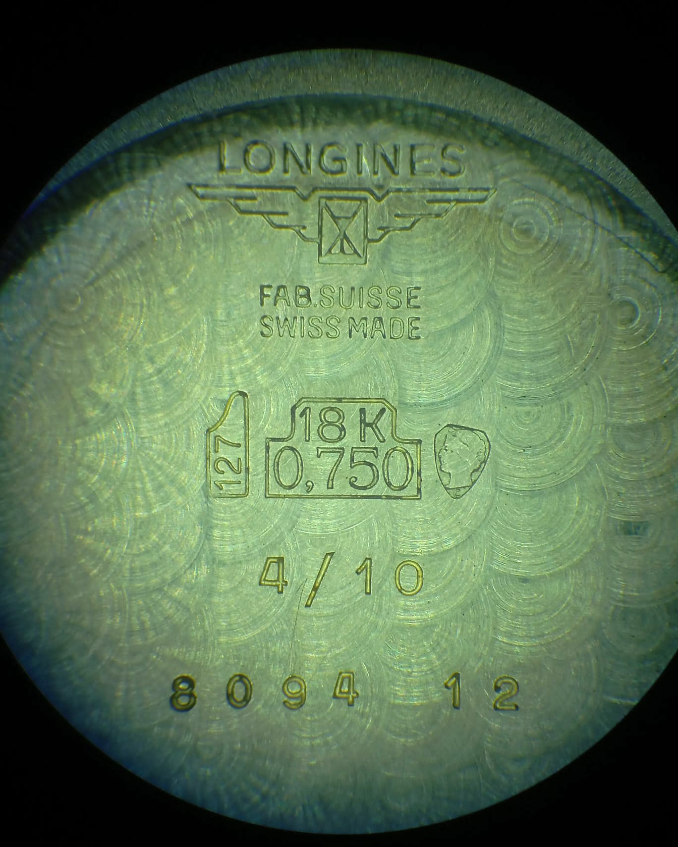 Longines di forma oro 18 kt cal 428-8