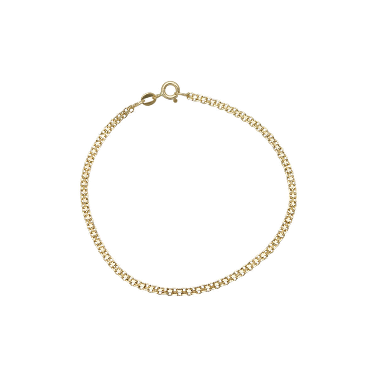 Bracciale maglia grumettina a due file-1