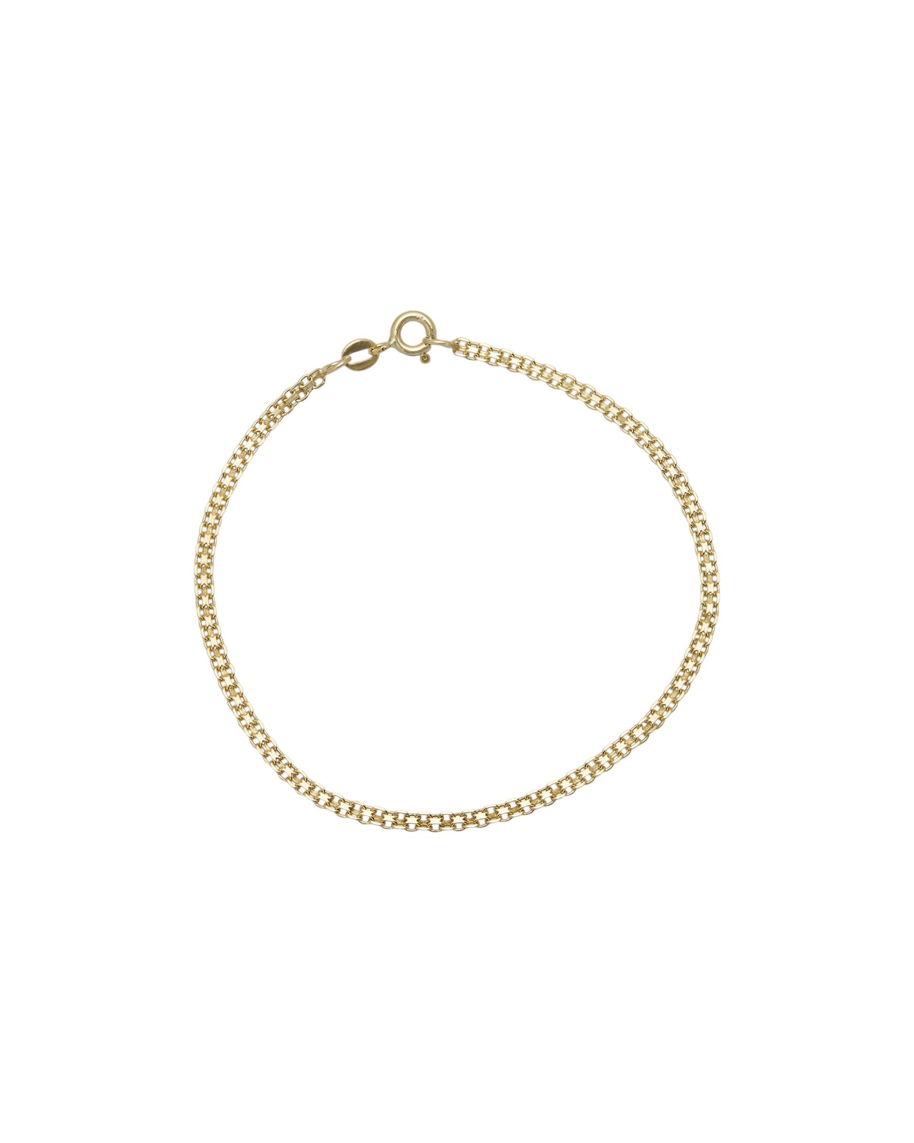 Bracciale maglia grumettina a due file-1