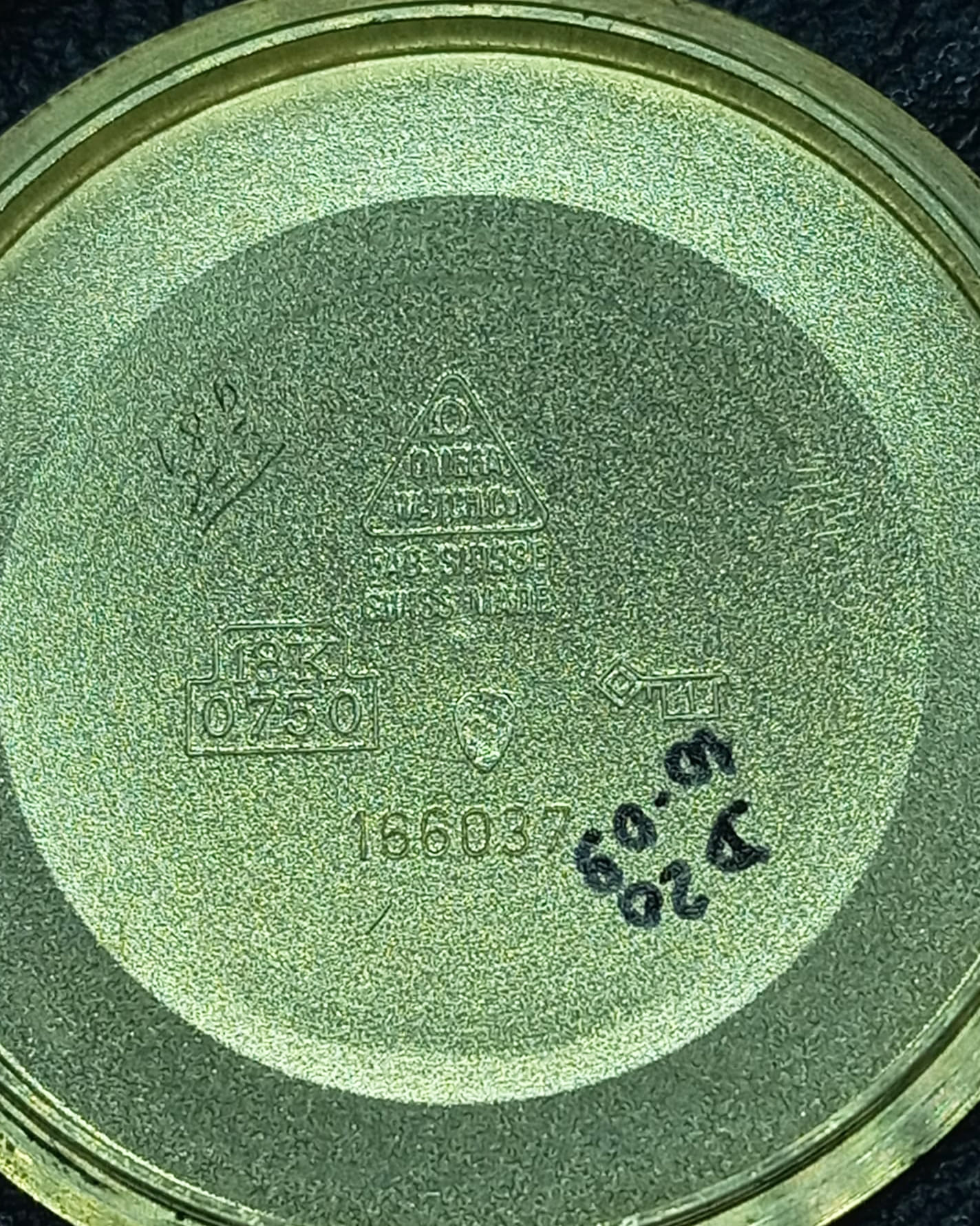 Omega classic automatic genève oro 18kt cal 565 34mm-7