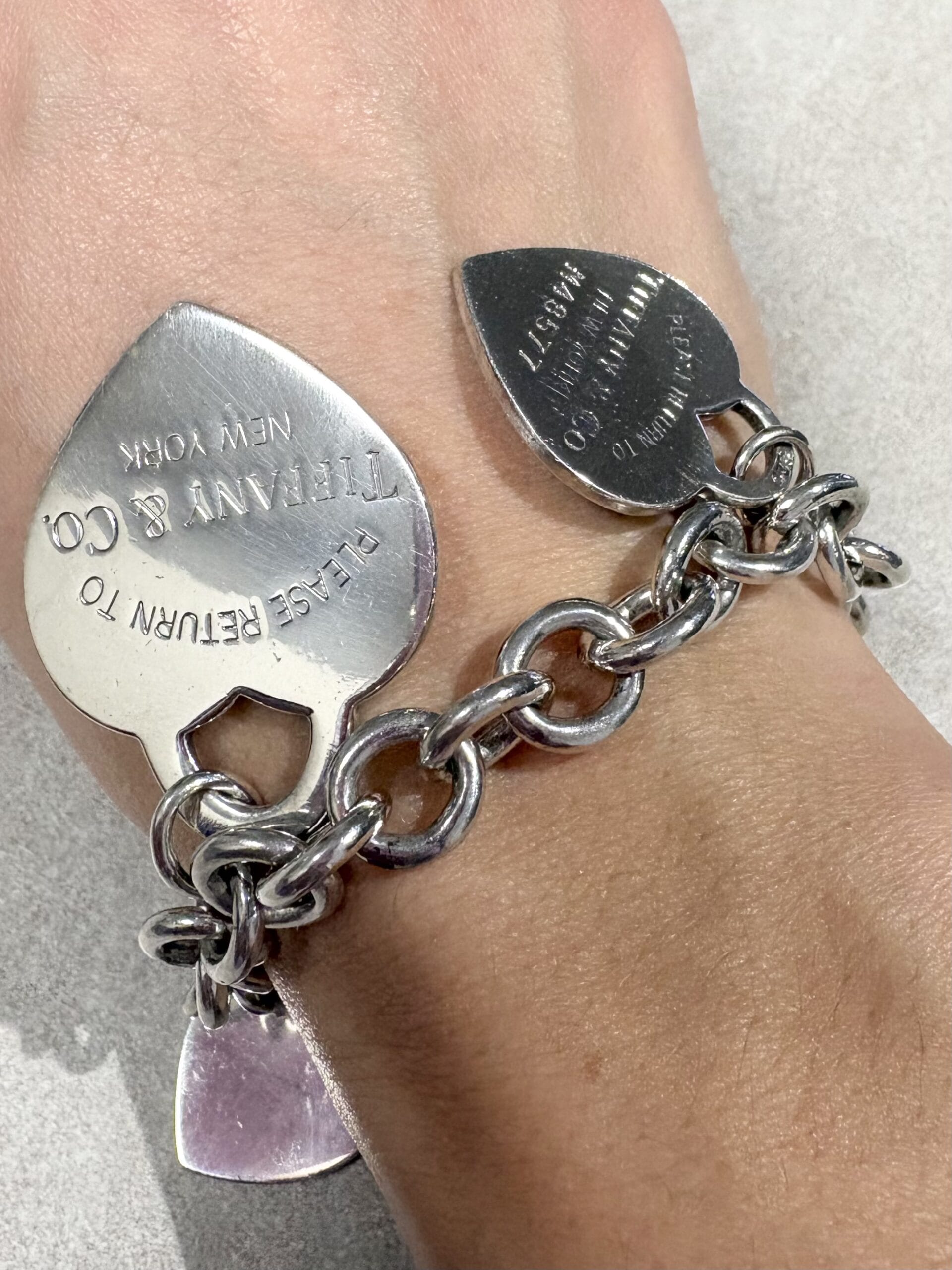 Tuscany Silver Bracciale A 3 Fili Con Cuore E Chiusura Magnetica, In Argento Sterling 925 Riciclato, Lunghezza 19 Cm, Donna