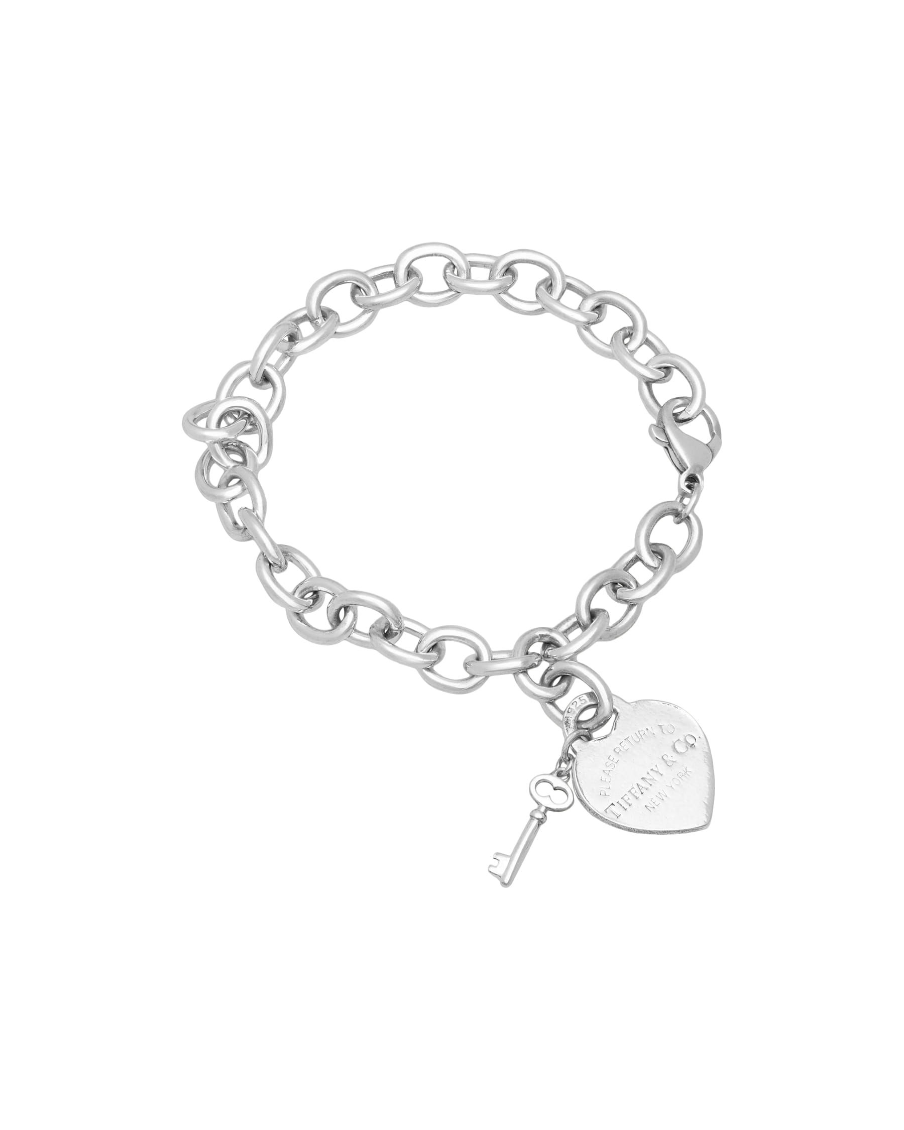 Bracciale return to tiffany con ciondolo chiave heart tag in argento-1