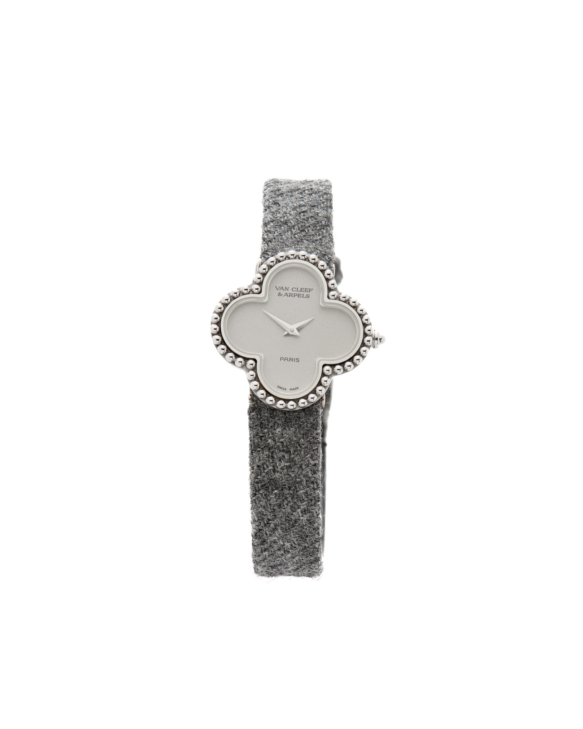 Van cleef & arpels alhambra white gold 25 mm-1