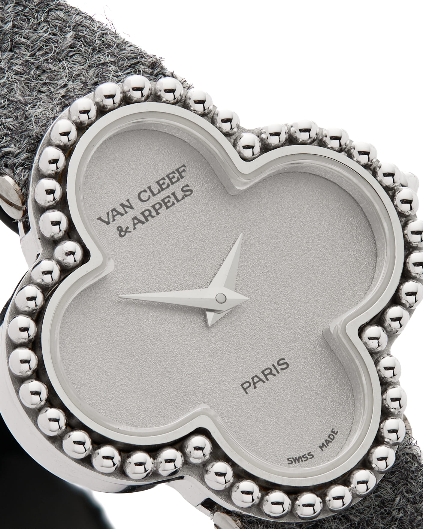 Van cleef & arpels alhambra white gold 25 mm-2