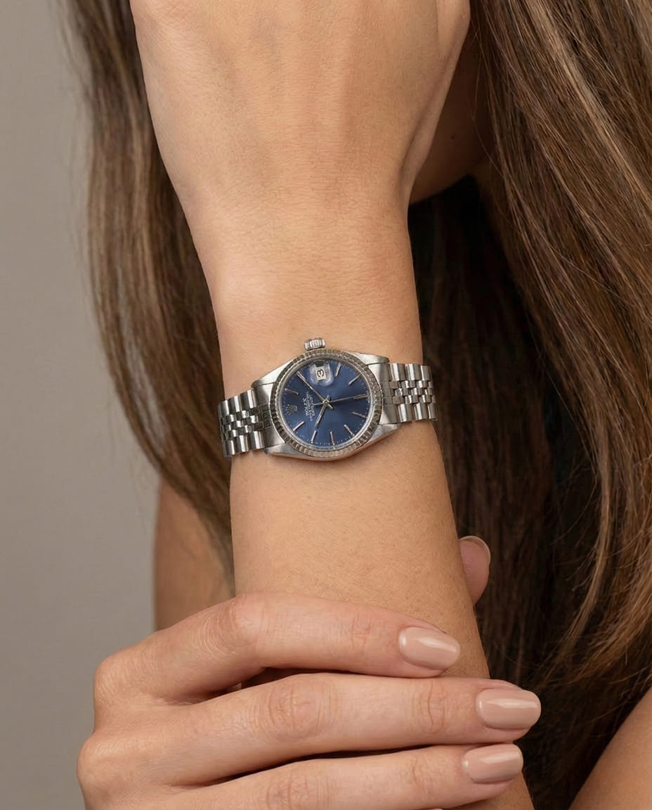 Rolex oyster perpetual lady date jubilee 26mm ref 6517-7