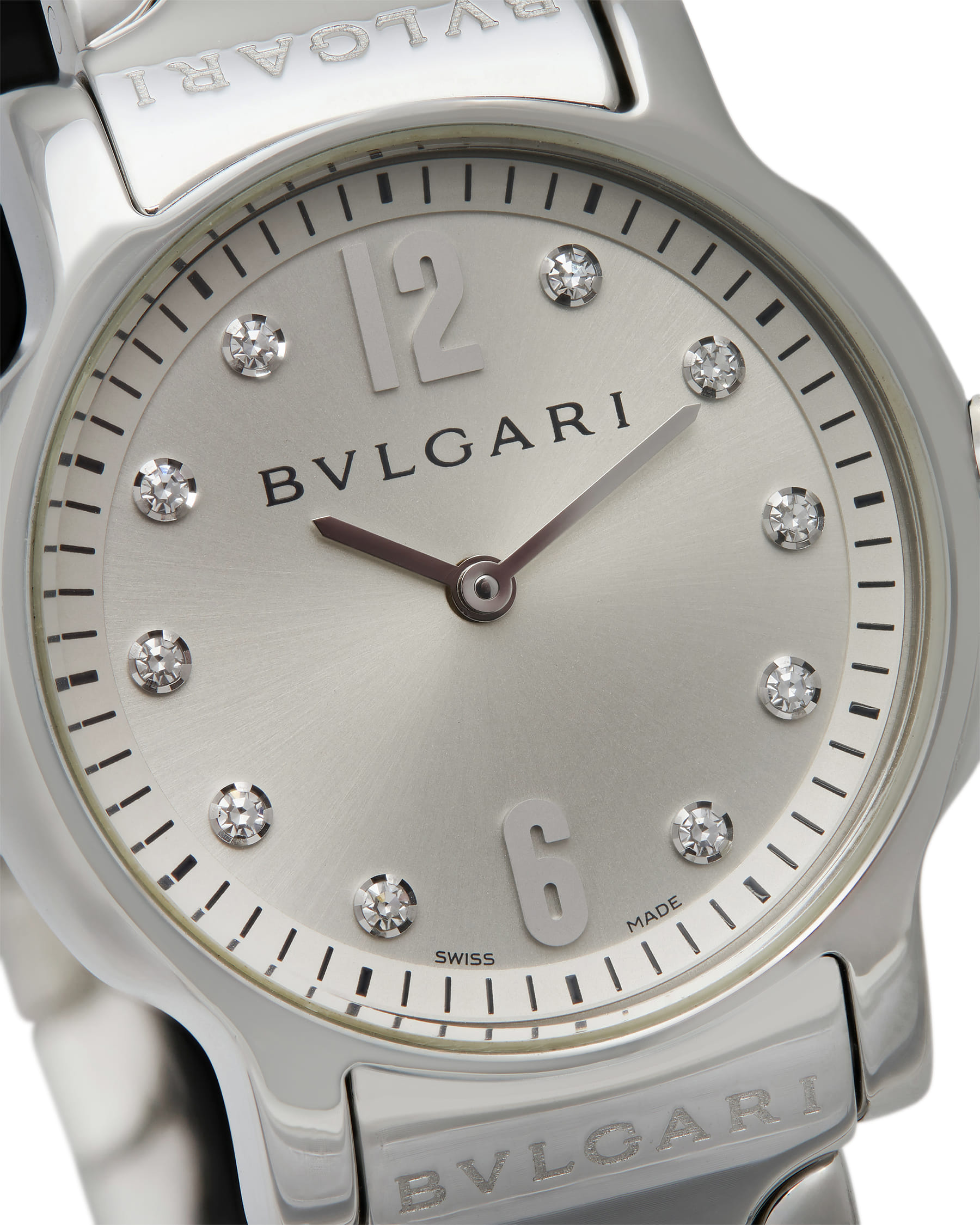 Bulgari solotempo diamond dial ref st29s-2