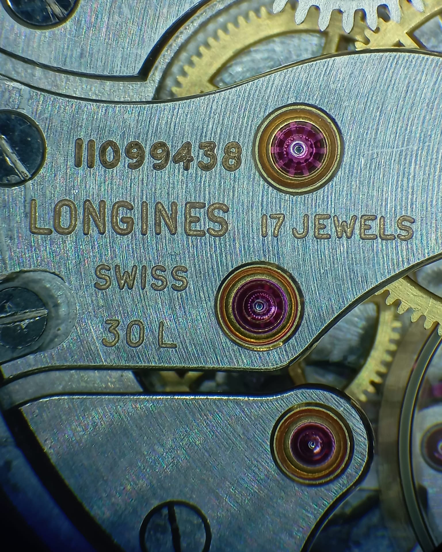 Longines classic vintage pink gold 34 mm cal 30l-7