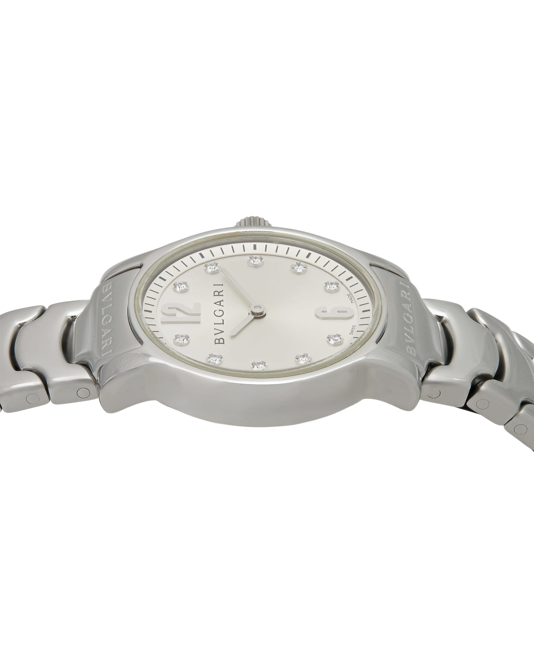 Bulgari solotempo diamond dial ref st29s-3