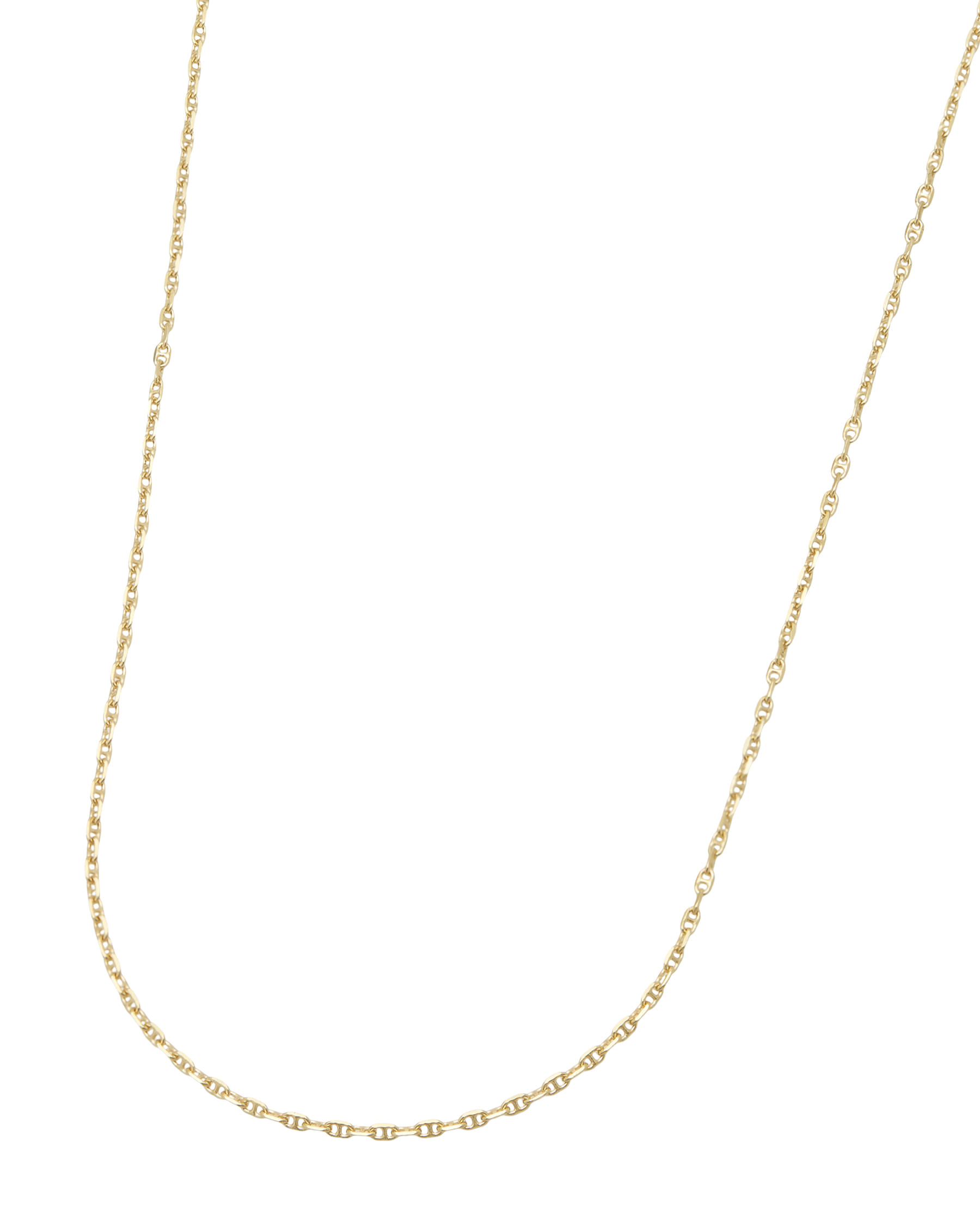 Collana maglia marinara mini in oro giallo-1