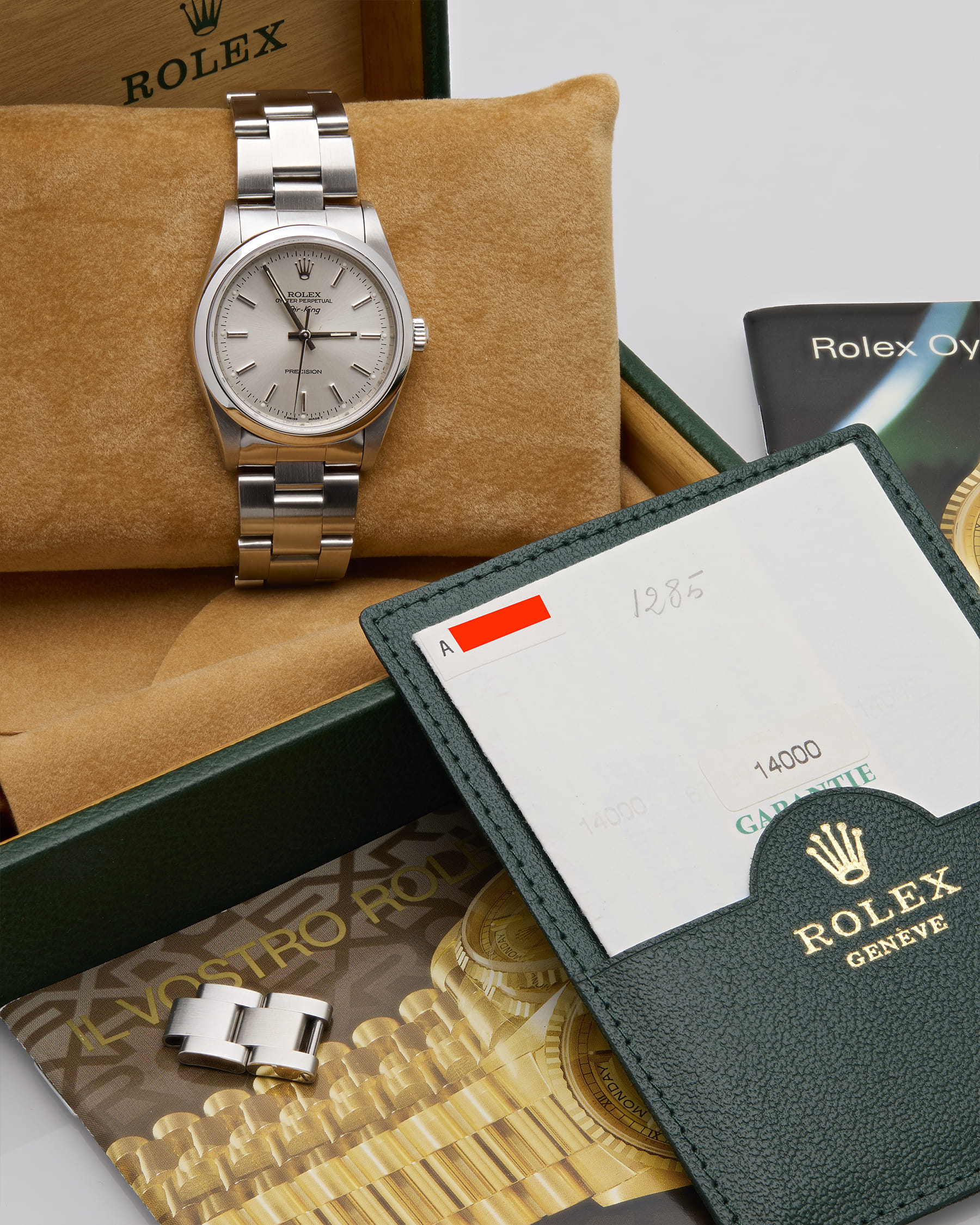 Rolex air king precision ref 14000-6