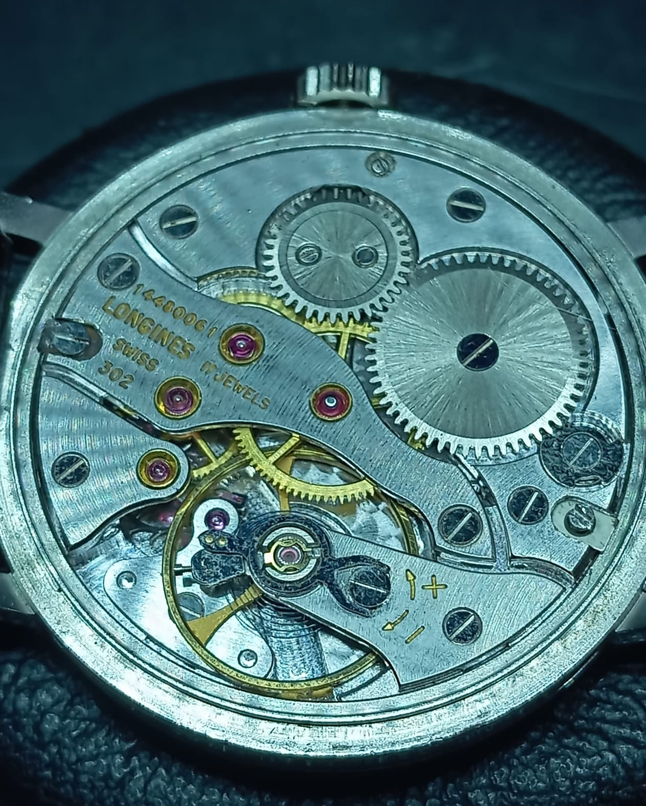 Longines classic vintage steel 35 mm ref 7855-7