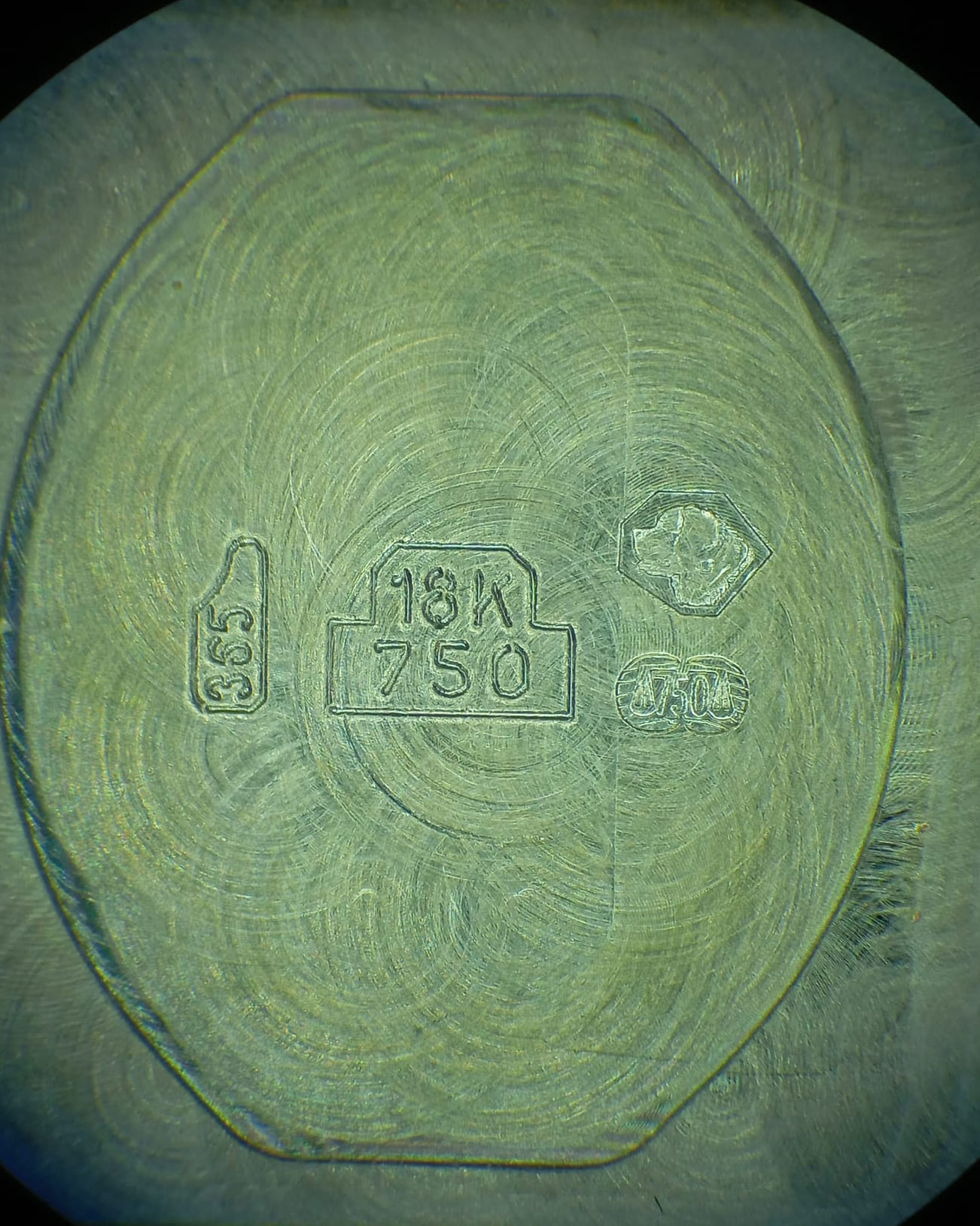 Chaumet tank diamond dial oro 18 kt-9